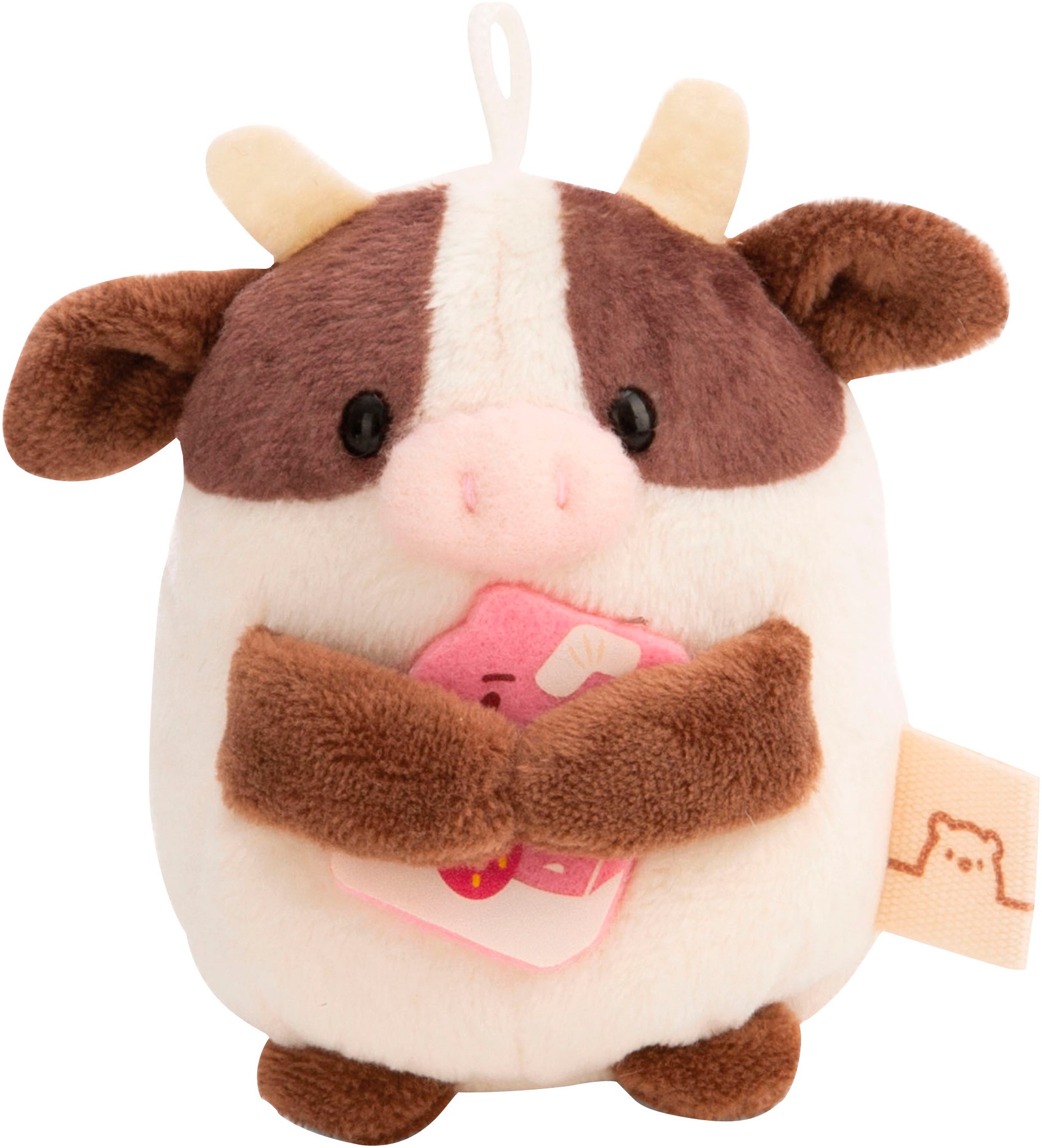 Nici Kuscheltier »mymochi, Set Kuh Moona 8 cm mit Milch-Shake und Softeiskostüm«