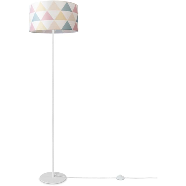Home Standleuchte Garantie Dreieck | online Paco XXL mit kaufen Bunt Textil Wohnzimmer Stehlampe Stoffschirm 3 »Luca Delta«, Jahren Stehlampe