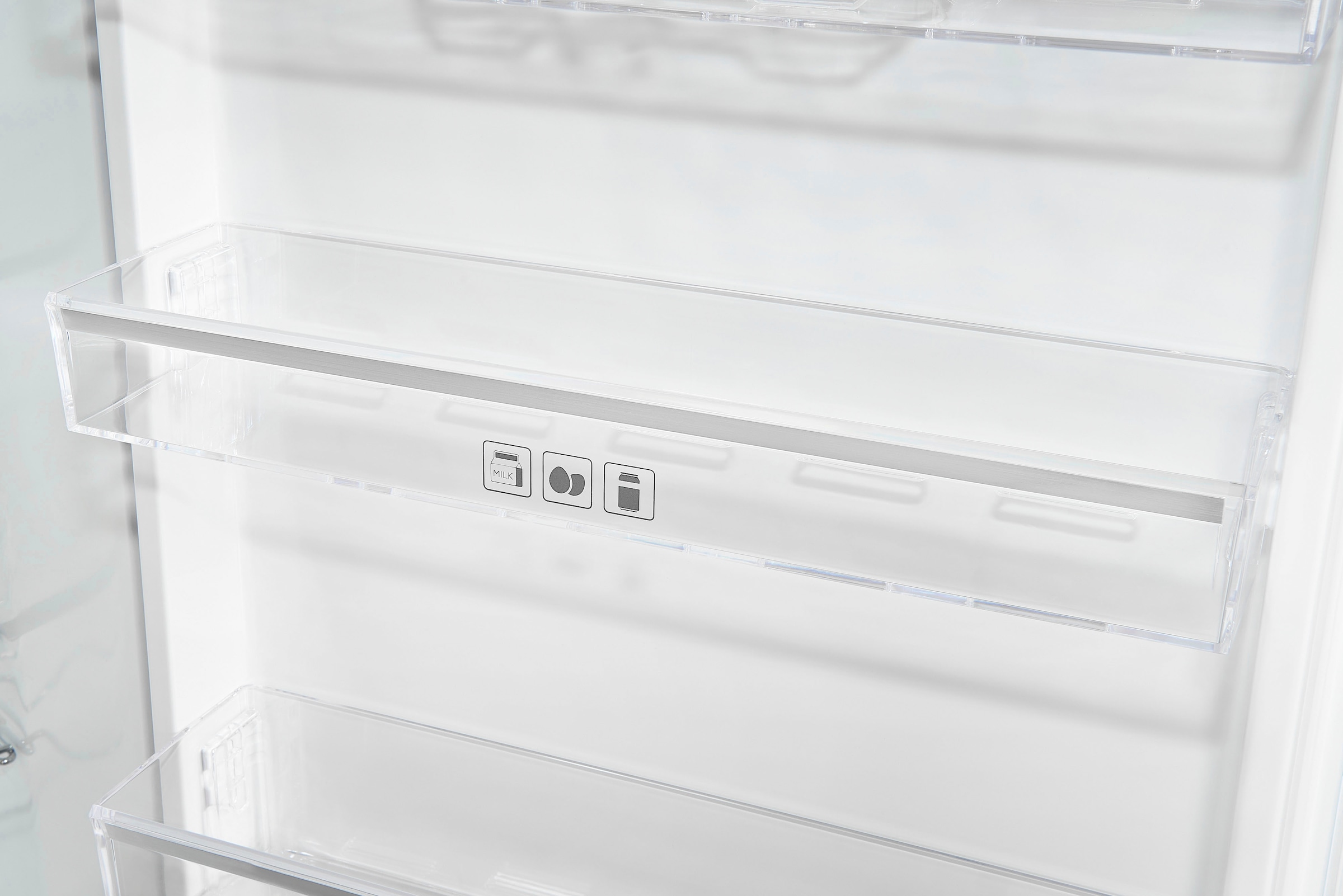 exquisit Vollraumkühlschrank »KS360-V-HE-040D« 185 cm hoch 60 cm breit 359 L Vollraumkühlschrank: No-Frost, flexibel & mit LED-Innenlicht