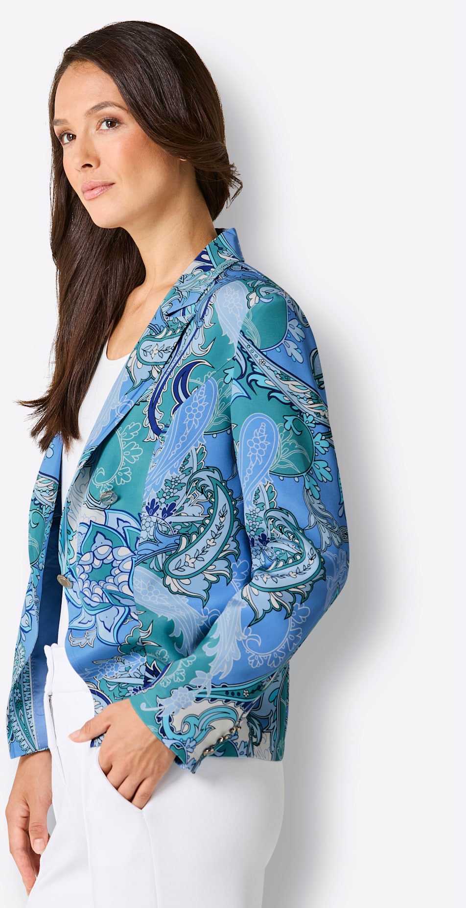 CREATION L PREMIUM Jackenblazer »Seiden-Blazer«