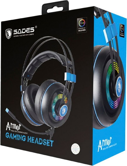 SADES SA-918 ARMOR PROFESSIONAL PC GAMING HEADSET WITH REALTEK