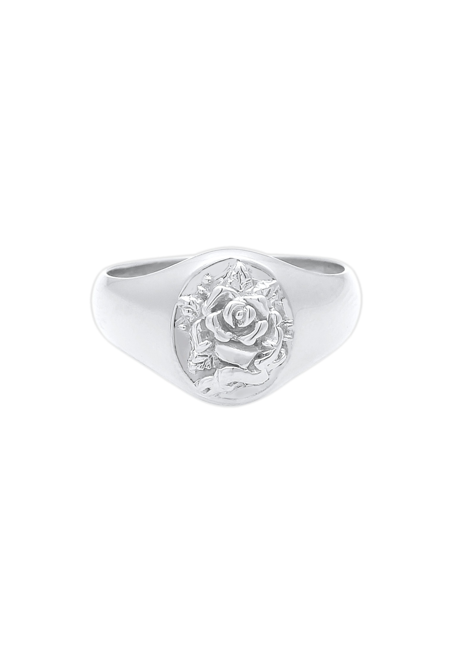 Elli Siegelring »Ring Siegelring Damen Rose 925er Silber«