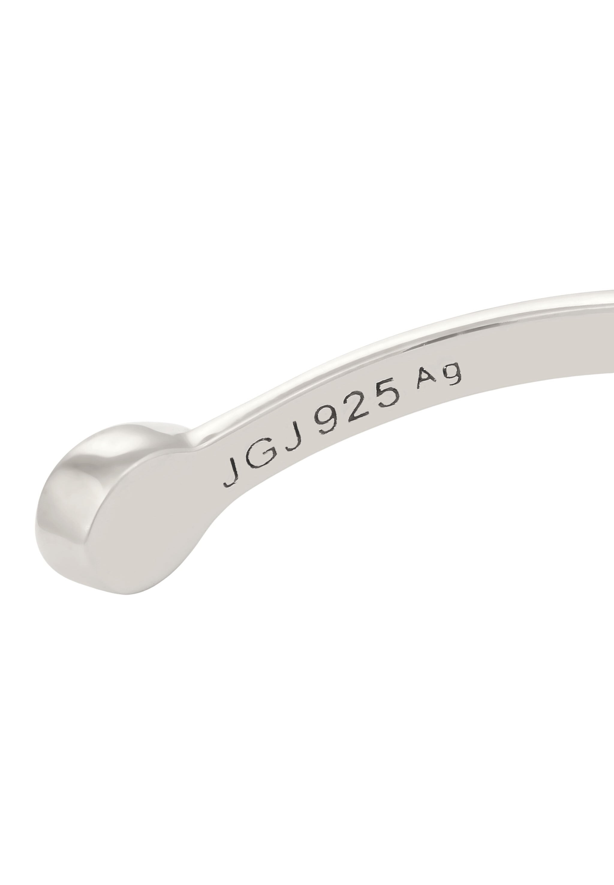 Elli Premium Armreif »Armband Amreif Glas Kristalle Hellgrün 925 Sterling Silber«
