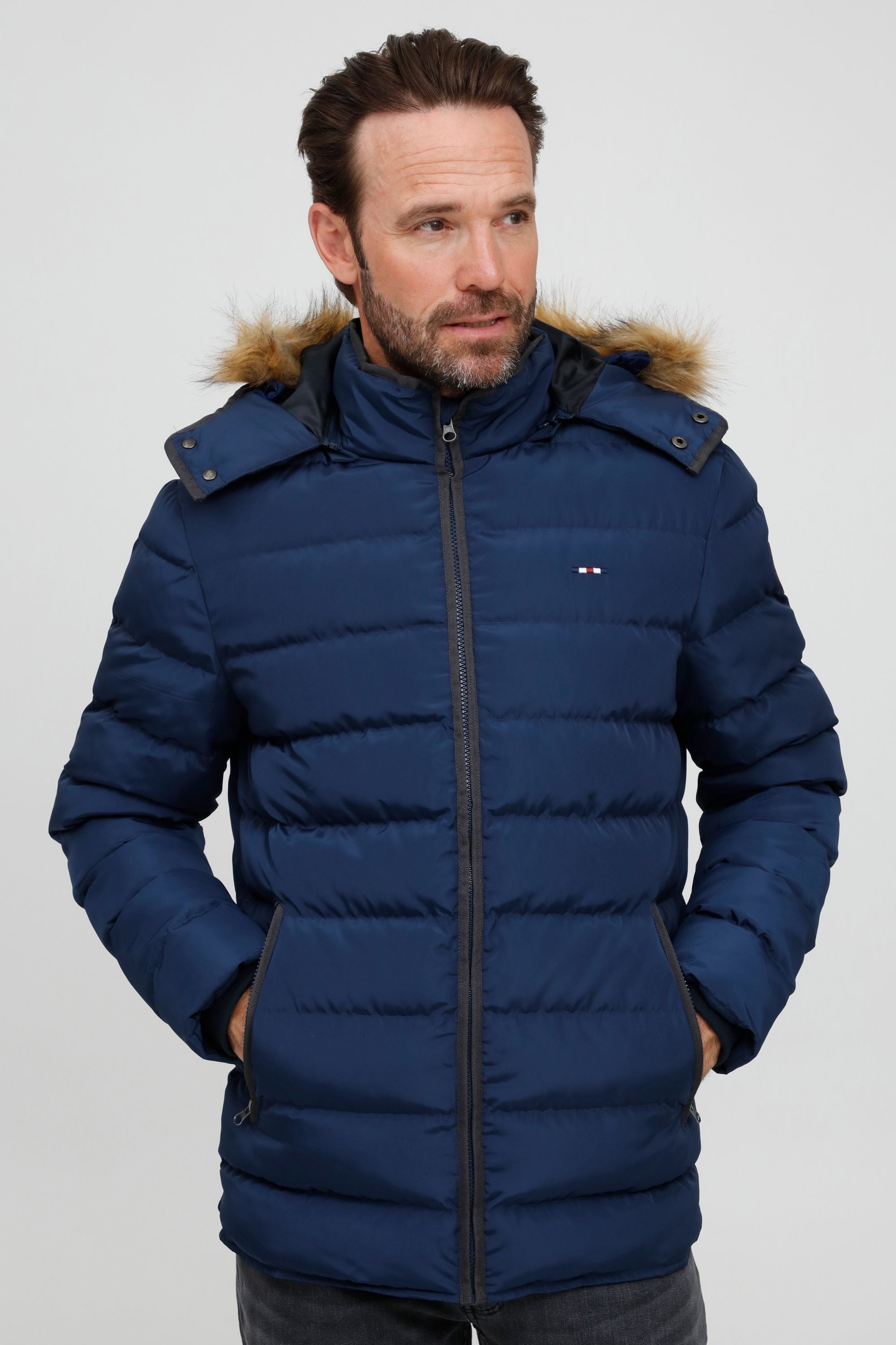 FQ1924 Steppjacke »Steppjacke FQAksel«, mit Kapuze