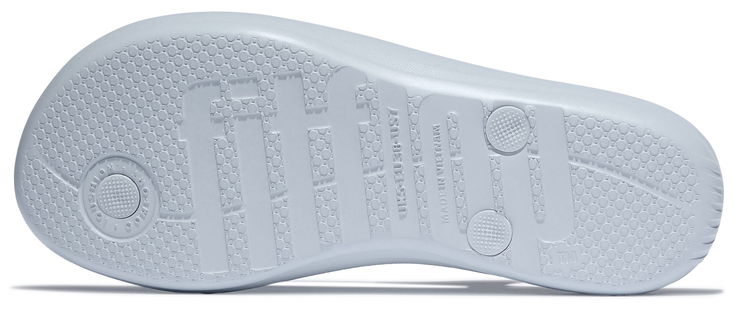 Fitflop Zehentrenner »iQUSHION MULTI-CRYSTAL«, Sandale, Flats, Pool Slides mit Schmucksteinen verziert
