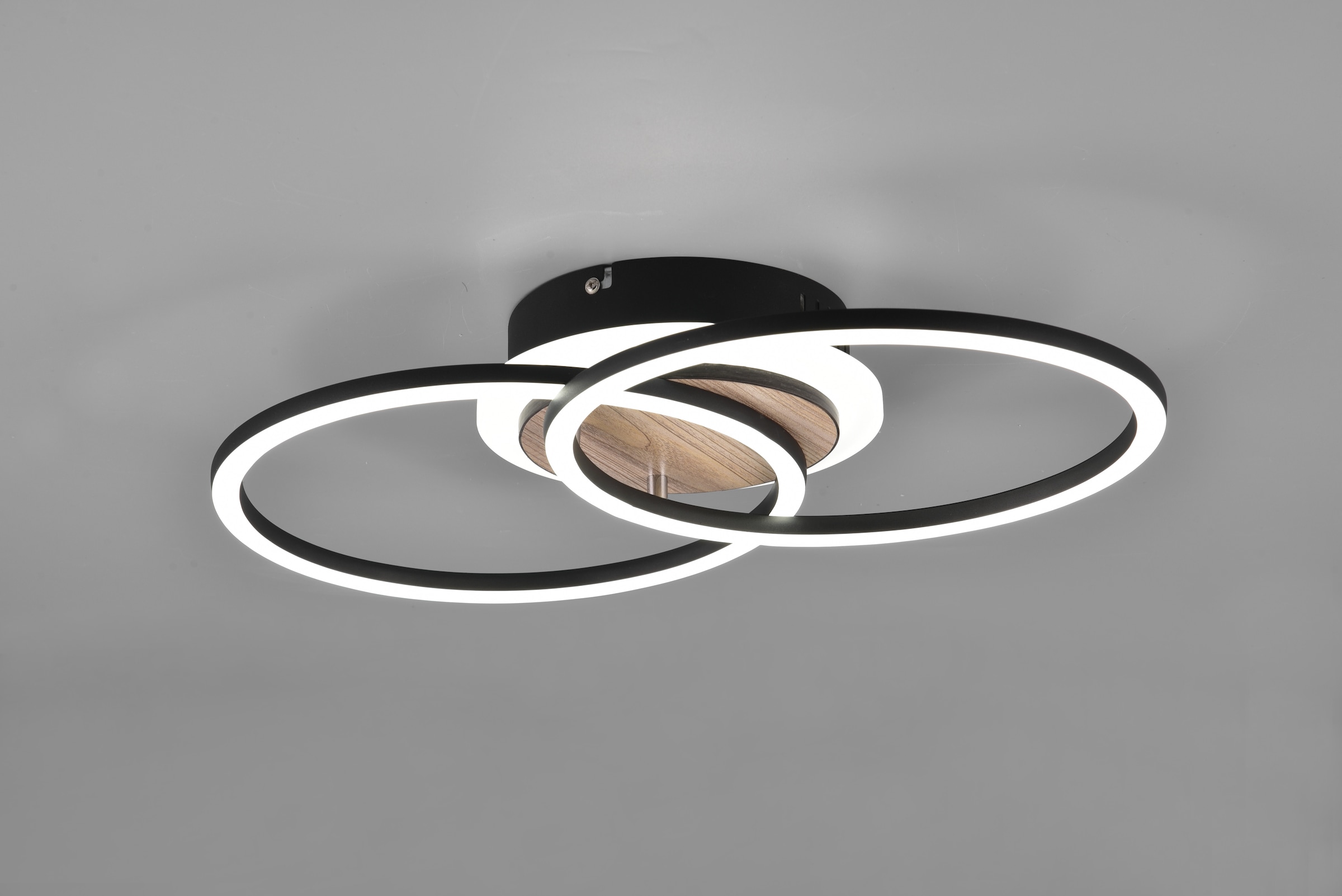 REALITY Leuchten LED Deckenleuchte »GIRO, LED Deckenlampe 25W CCT 2700-6500K dimmbar Fernbedienung Memory«, 1 flammig, Leuchtmittel LED-Board | LED fest integriert, Nachtlicht, dimmen: Wandschalter + Fernbedienung, auch als Wandleuchte