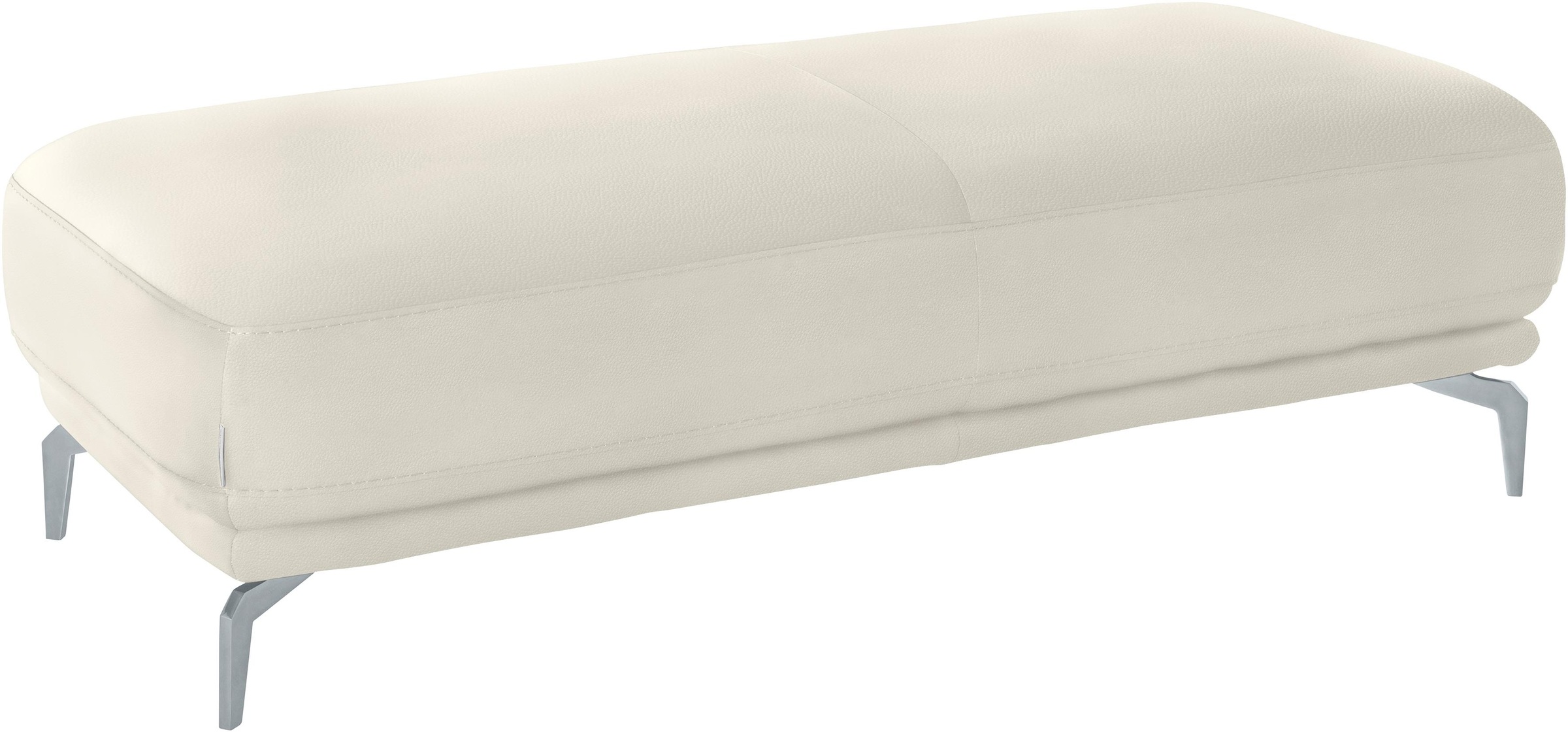 W.SCHILLIG Hocker »montanaa« mit Metallfüßen in Silber matt, Breite 141 cm