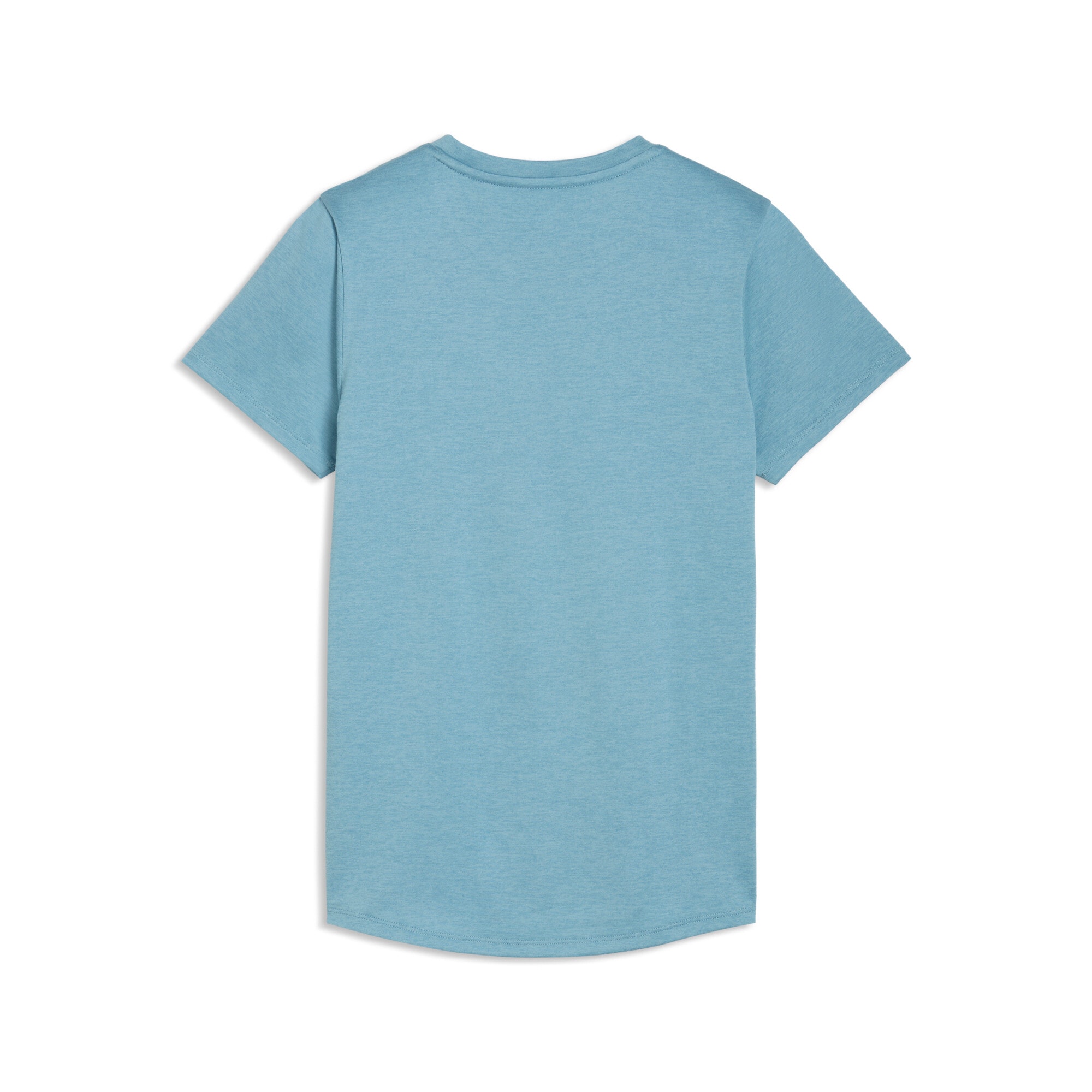 PUMA Trainingsshirt »W TAD ESSENTIAL HEATHER TEE« gerade Schnittform, kurze Ärmel, Trainings-T-Shirt