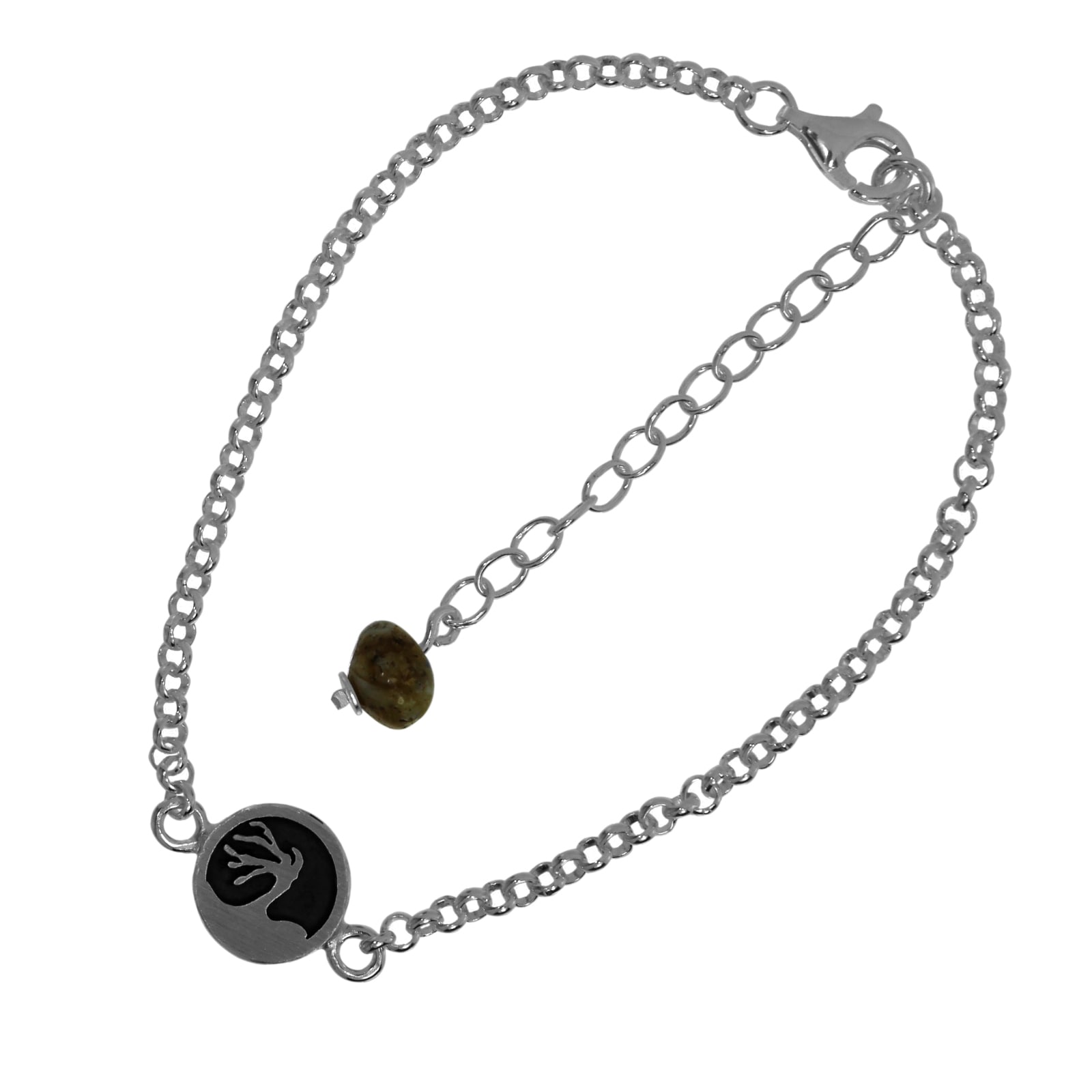 OSTSEE-SCHMUCK Armband »- Windflüchter 10 mm - Silber 925/000 -,«