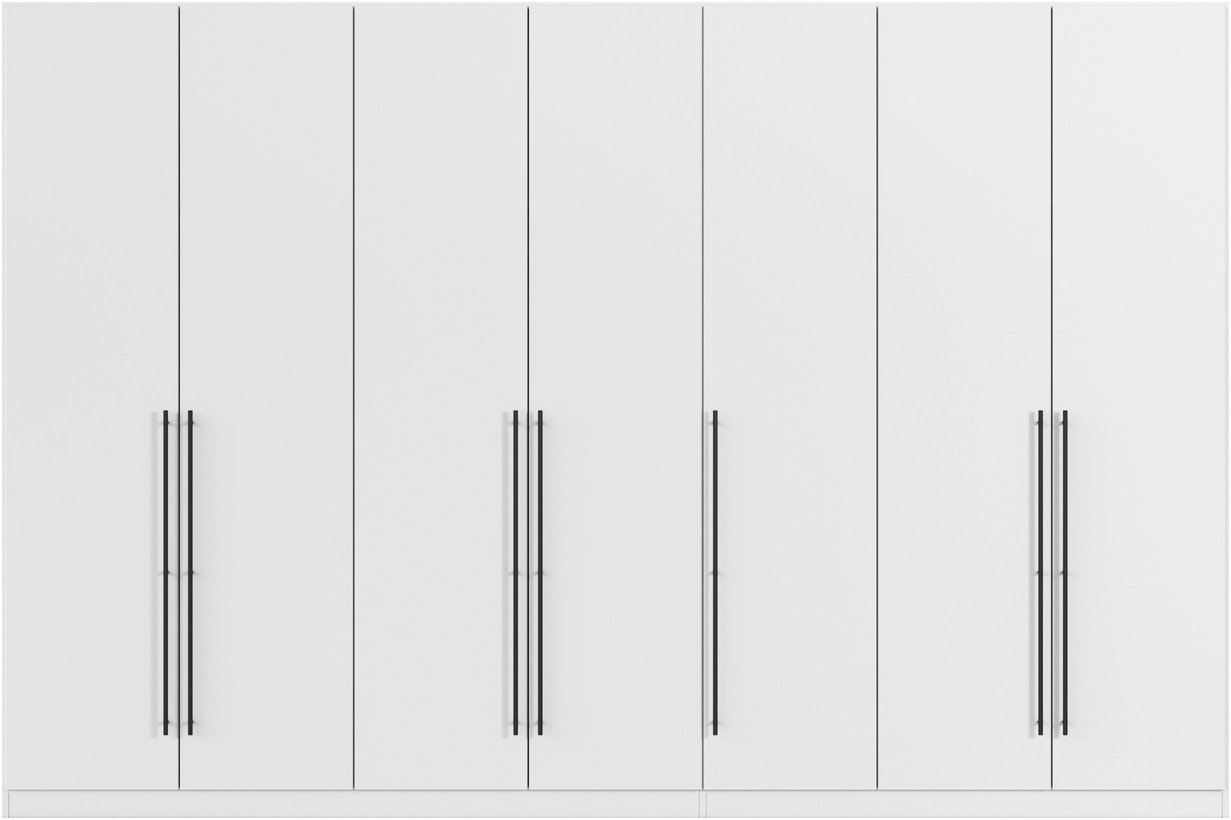 rauch Kleiderschrank »Drehtürenschrank Schrank Garderobe Wäscheschrank Schlafzimmer AVOLA«, (in 3 verschiedenen Ausstattungen BASIC/CLASSIC/PREMIUM), mit hochwertigen Stangengriffen in Schwarz aus Metall MADE IN GERMANY