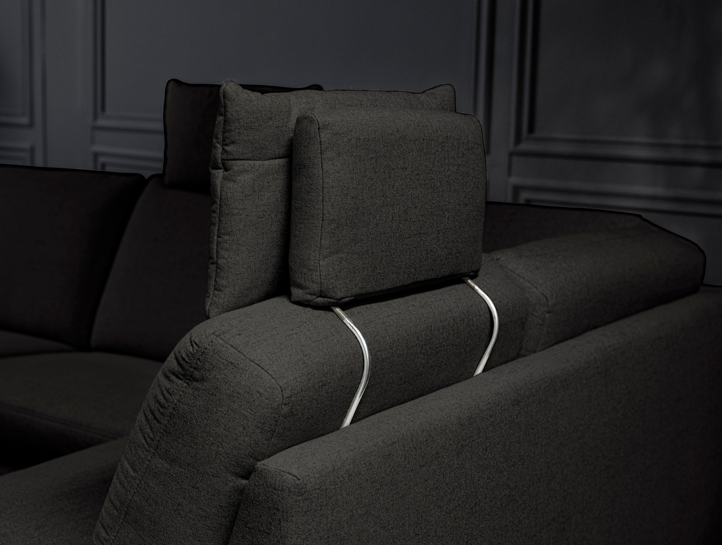 alina Ecksofa, inkl. Kopfstützen, wahlweise mit Relaxfunktion, Breite: 267 cm