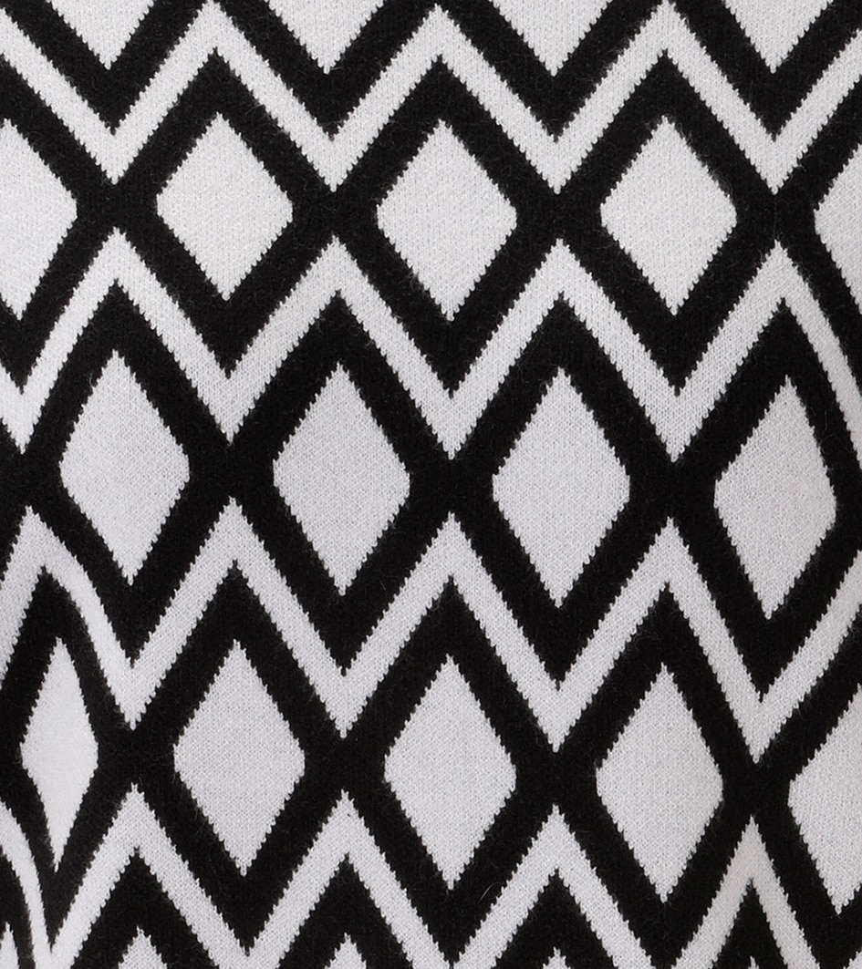 Aniston SELECTED Strickpullover mit geometrischer Rautenmusterung allover - NEUE KOLLEKTION