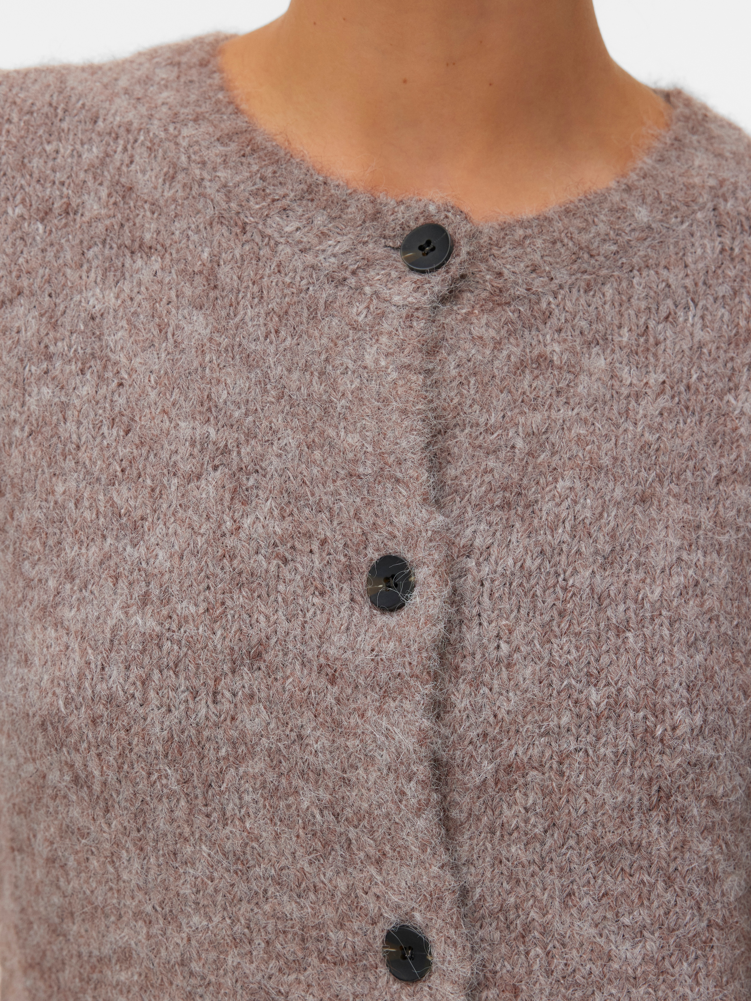 Vero Moda Strickjacke »VMNOVAH LS O-NECK BUTTON CARDI GA NOOS«