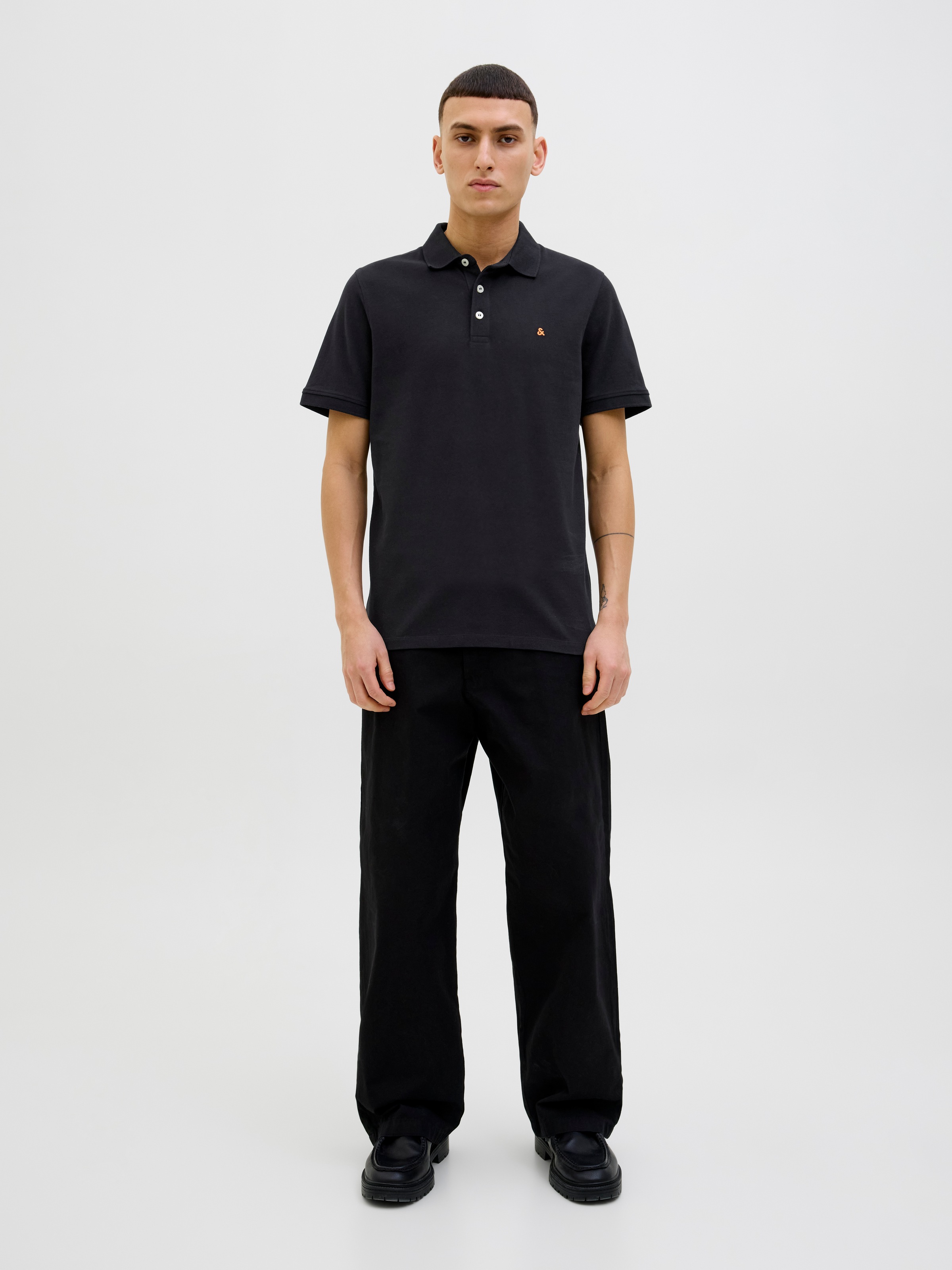 Jack & Jones Poloshirt »JJEPAULOS POLO SS NOOS«, mit Logo Stickerei