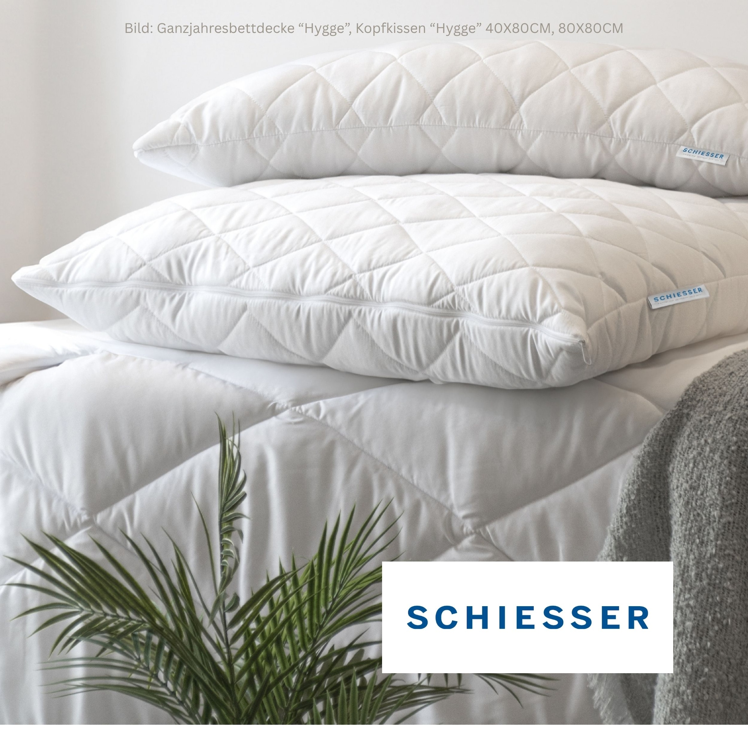 Schiesser Microfaserbettdecke »Feels like Down Bettdecke mit daunenähnlicher Mikrofaser-Füllung« normal 1 Stk. tlg. superleichte, silikonisierten Hohlfasern
