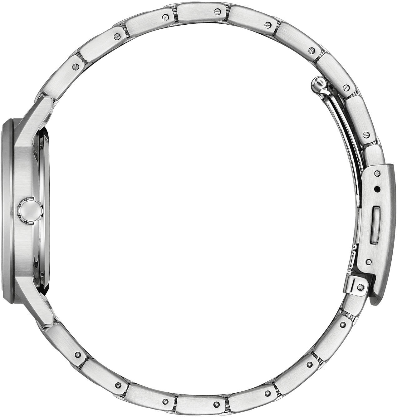 Citizen Solaruhr Armbanduhr, Damenuhr, Edelstahlarmband, analog, Datum, Eco-Drive