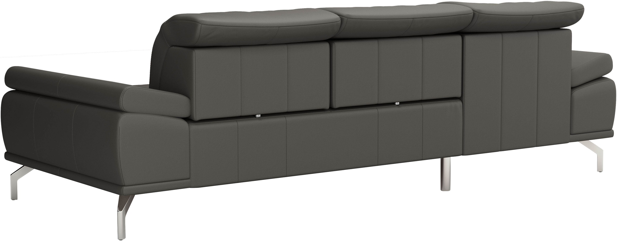 Places of Style Ecksofa »Caluna«, Inkl.Sitztiefenverstellung, wahlweise mit Kopf- und Armteilverstellung