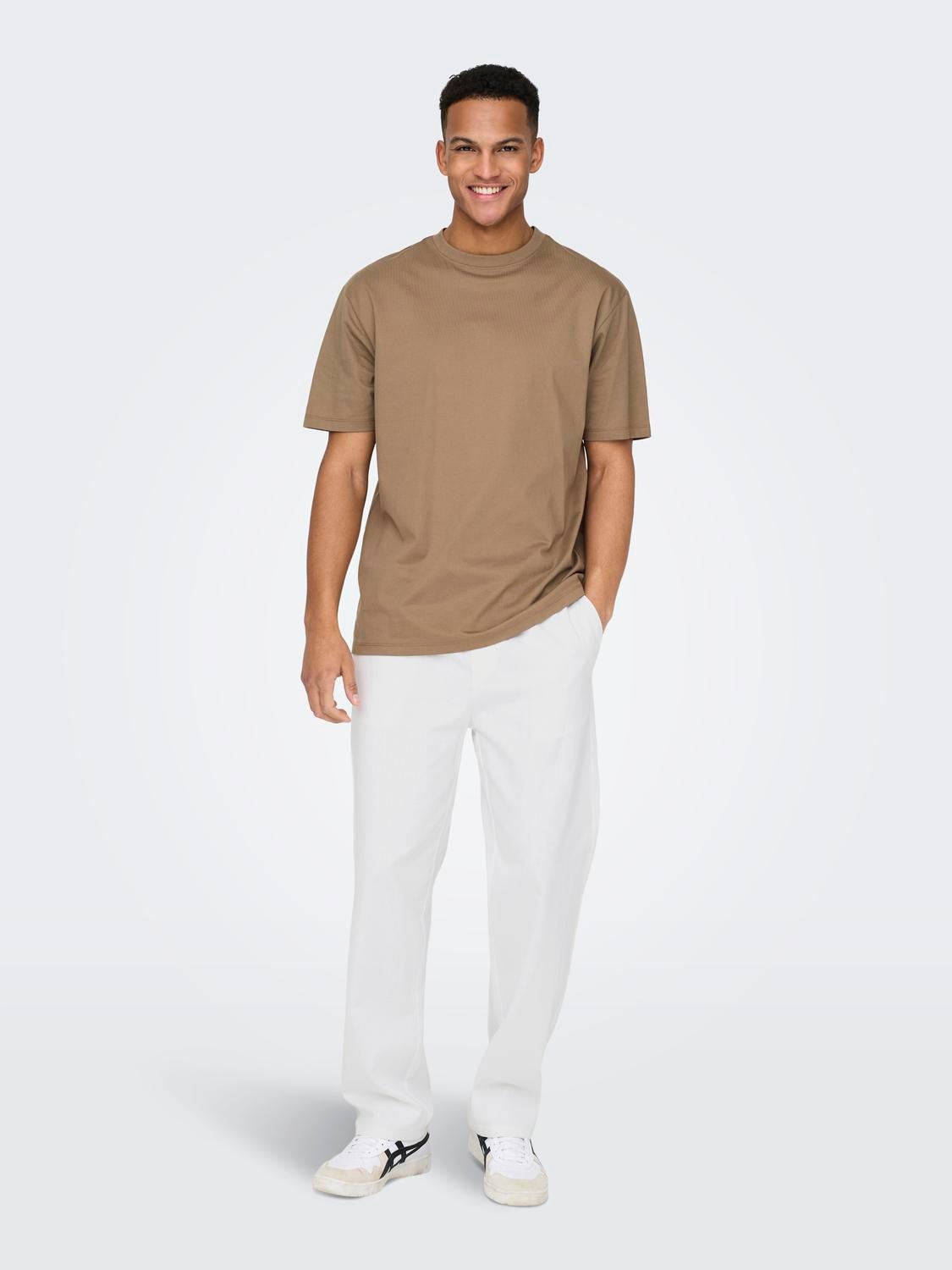 ONLY & SONS Trainingshose »ONSSINUS LOOSE 0007 COT LIN PANT NOOS«