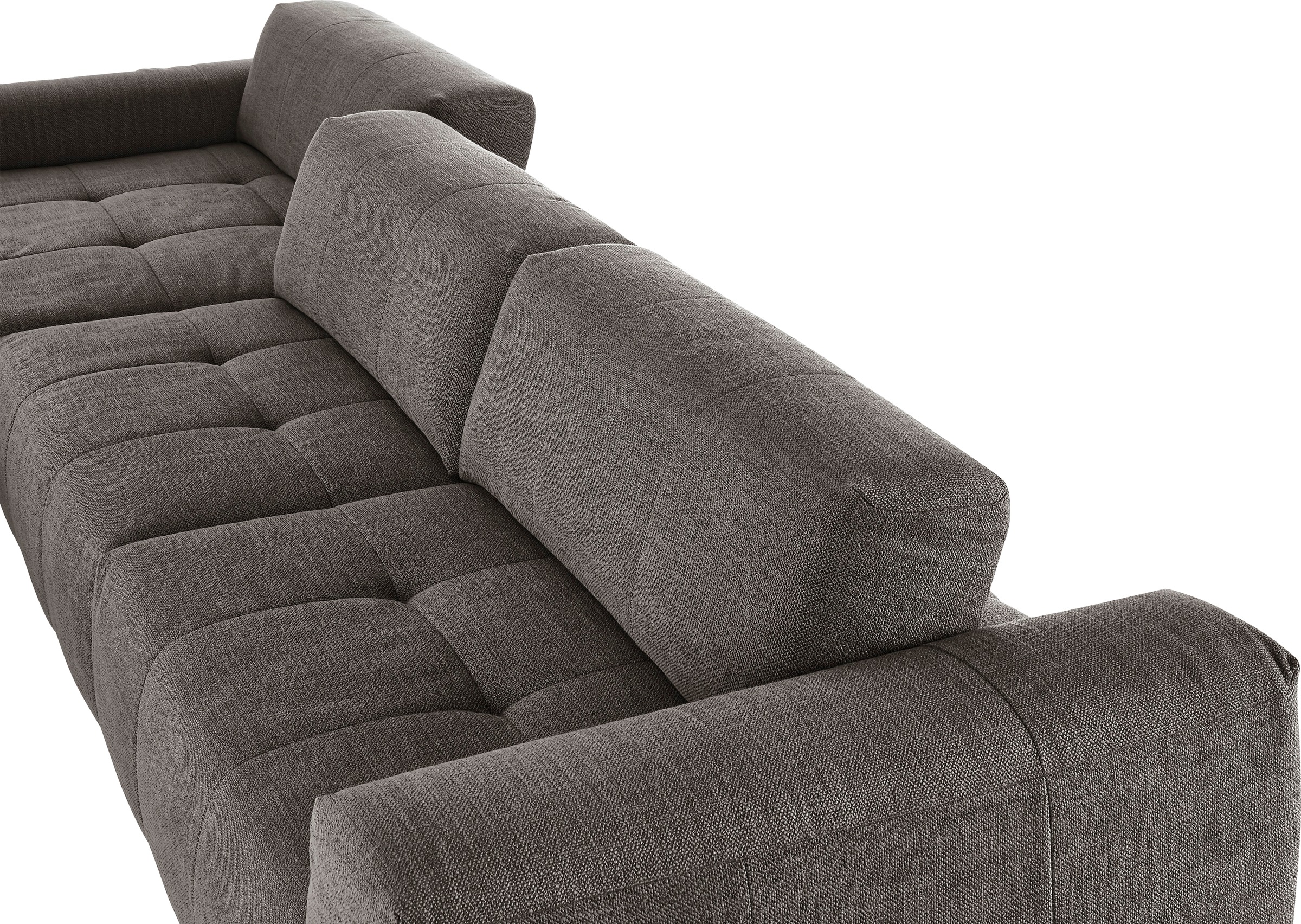 3C Candy Ecksofa »Yoshy mit Komfortfunktionen, modern und bequem, L-Form« Zwei verschiedene Sitztiefen durch verstellbare Rückenlehne