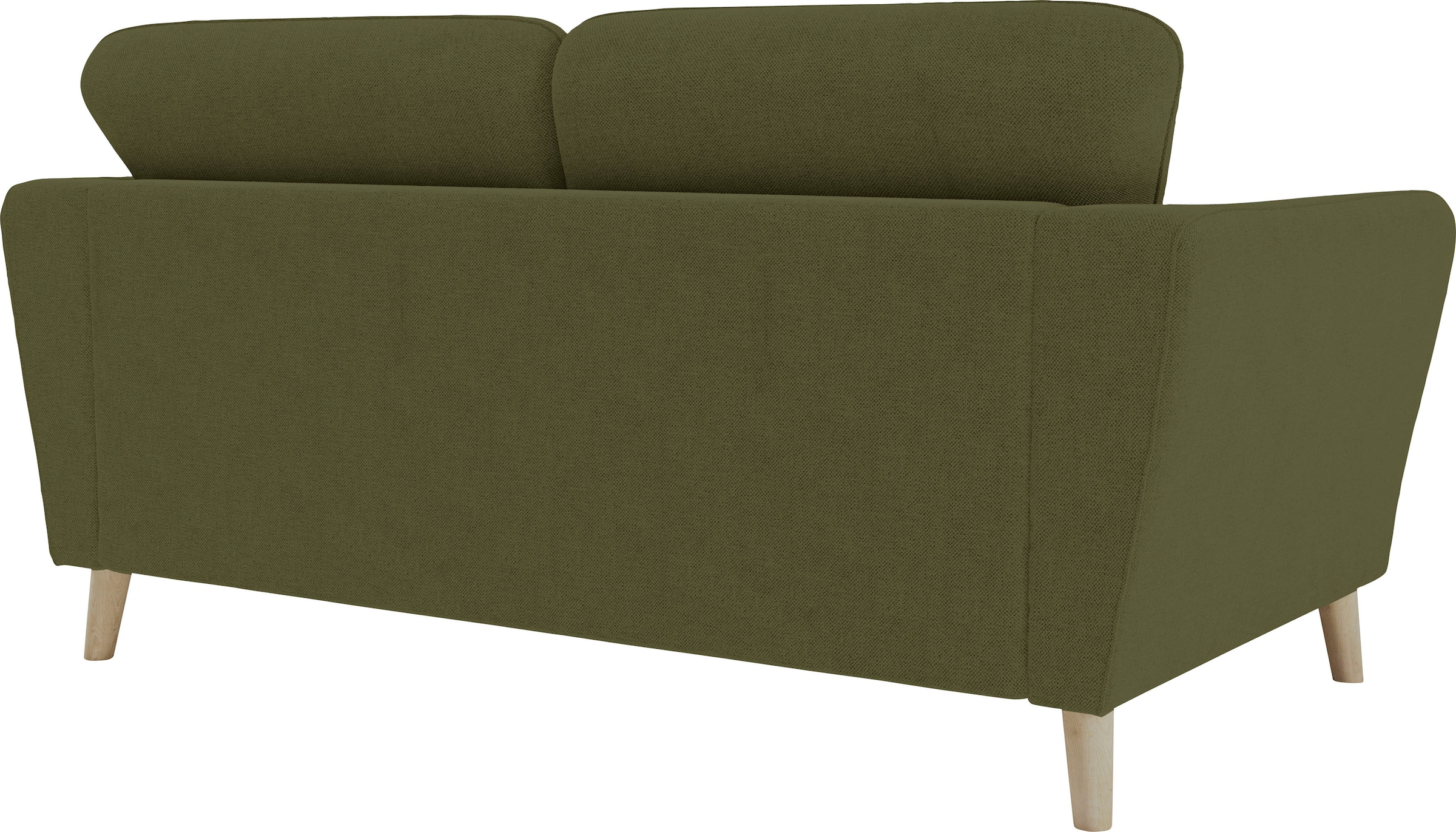 OTTO home 2-Sitzer »MARSEILLE Kompaktsofa 170 cm, Cord, Flachgewebe, Struktur, Webstoff« mit Massivholzbeinen aus Eiche, verschiedene Bezüge und Farbvarianten