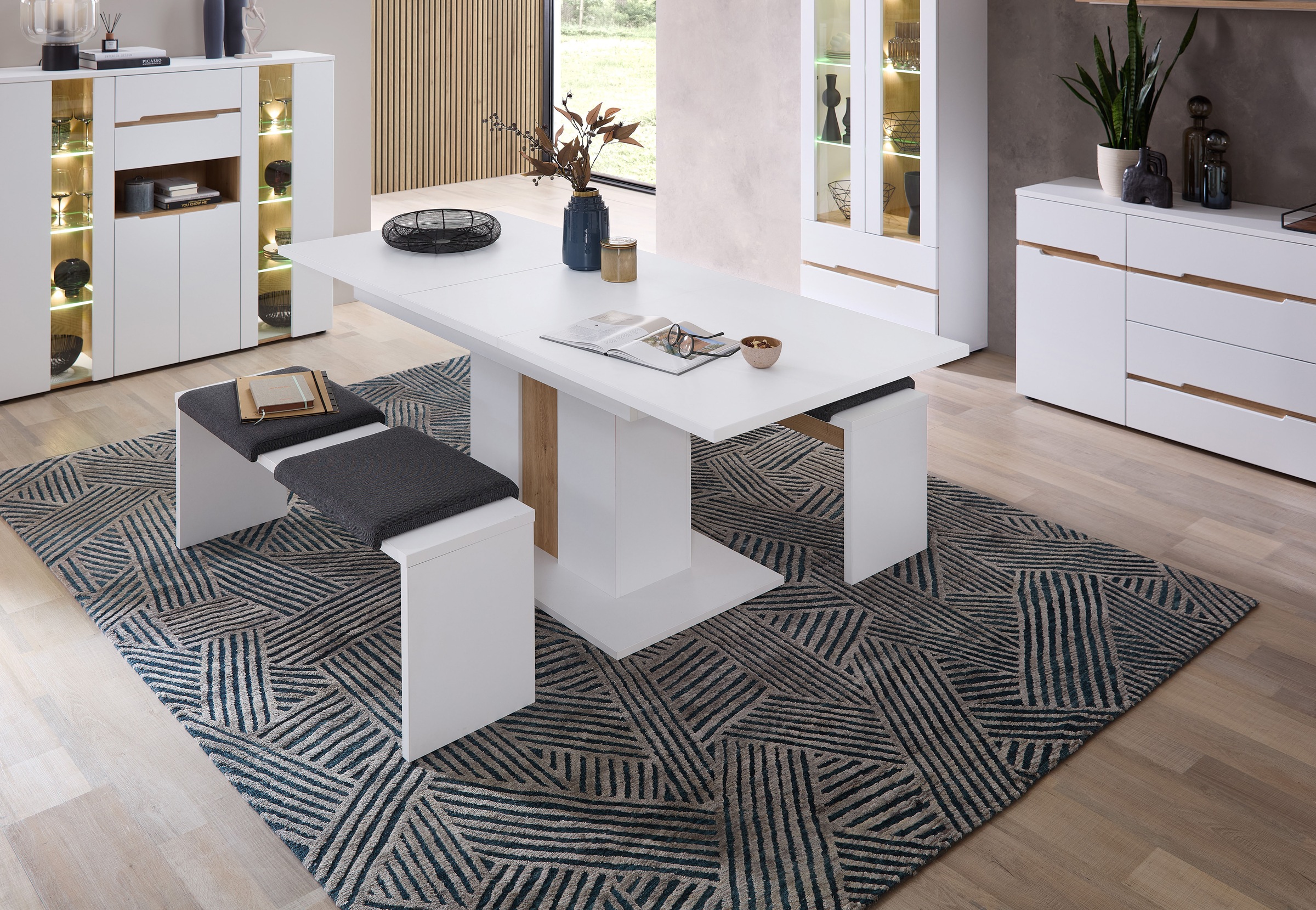 Innostyle Esstisch »Memphis Esstisch,160-210x75x90cm (B/H/T)«, (1 St.), Auszieh-Funktion