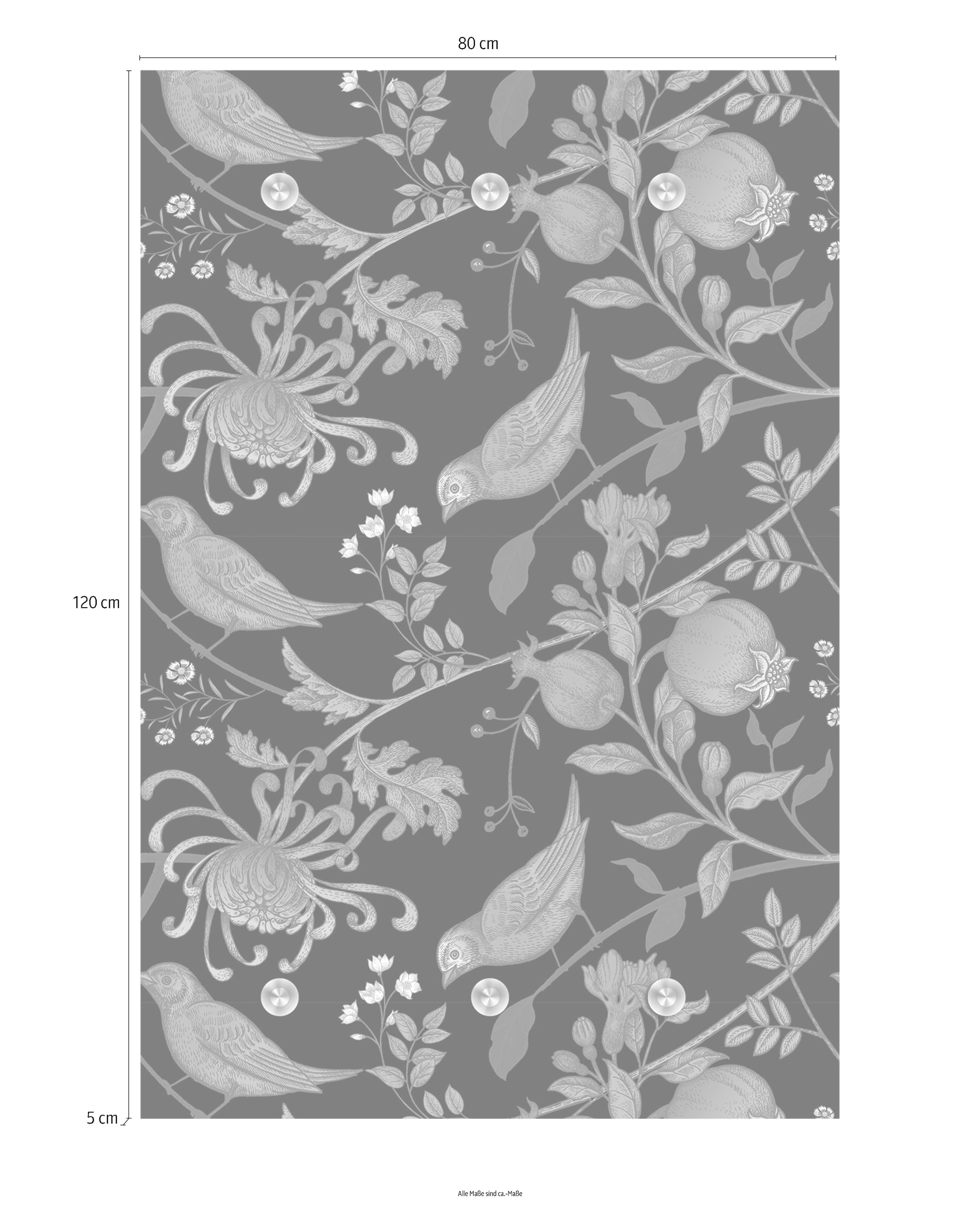 queence Garderobenleiste »Dschungel« mit 6 Haken, 80 x 120 cm