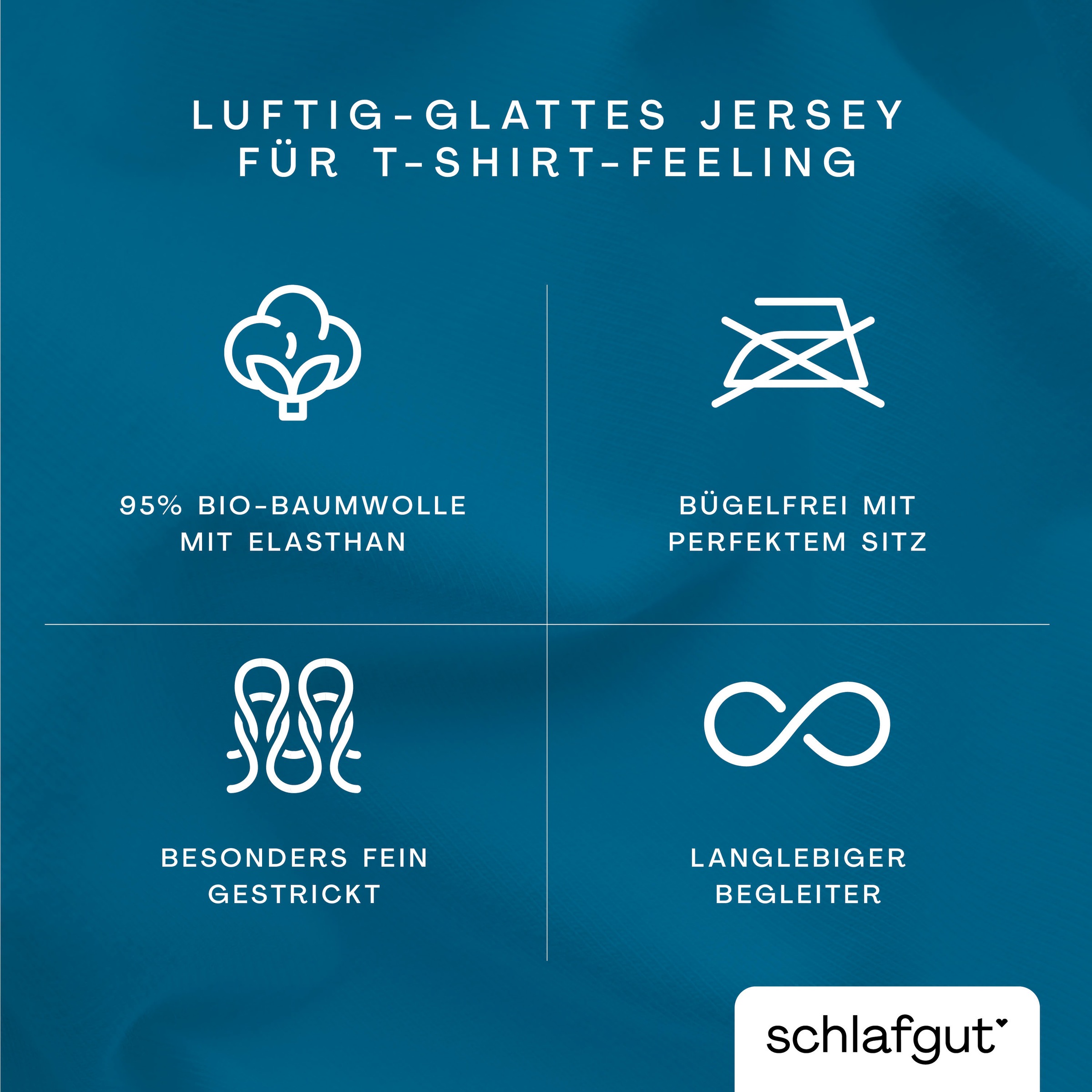 Schlafgut Kissenbezug »Premium Kissenbezug Knitted Jersey (1 St)« Ton-in-Ton Reißverschluss, Bio-Baumwolle mit Elasthan, Uni, OEKO Tex