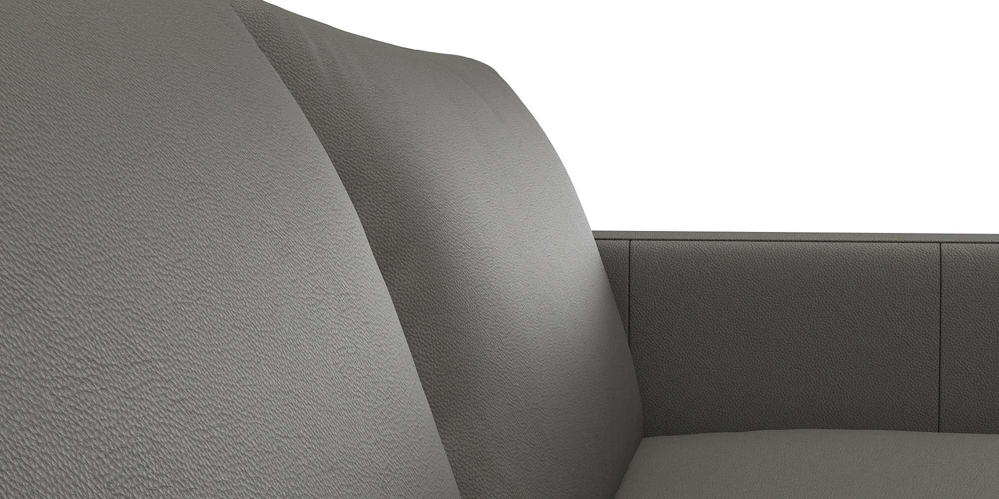 FLEXLUX Ecksofa »Fiore, L-Form«, schmale Armlehnen, Kaltschaum, Füße Alu+ Eiche