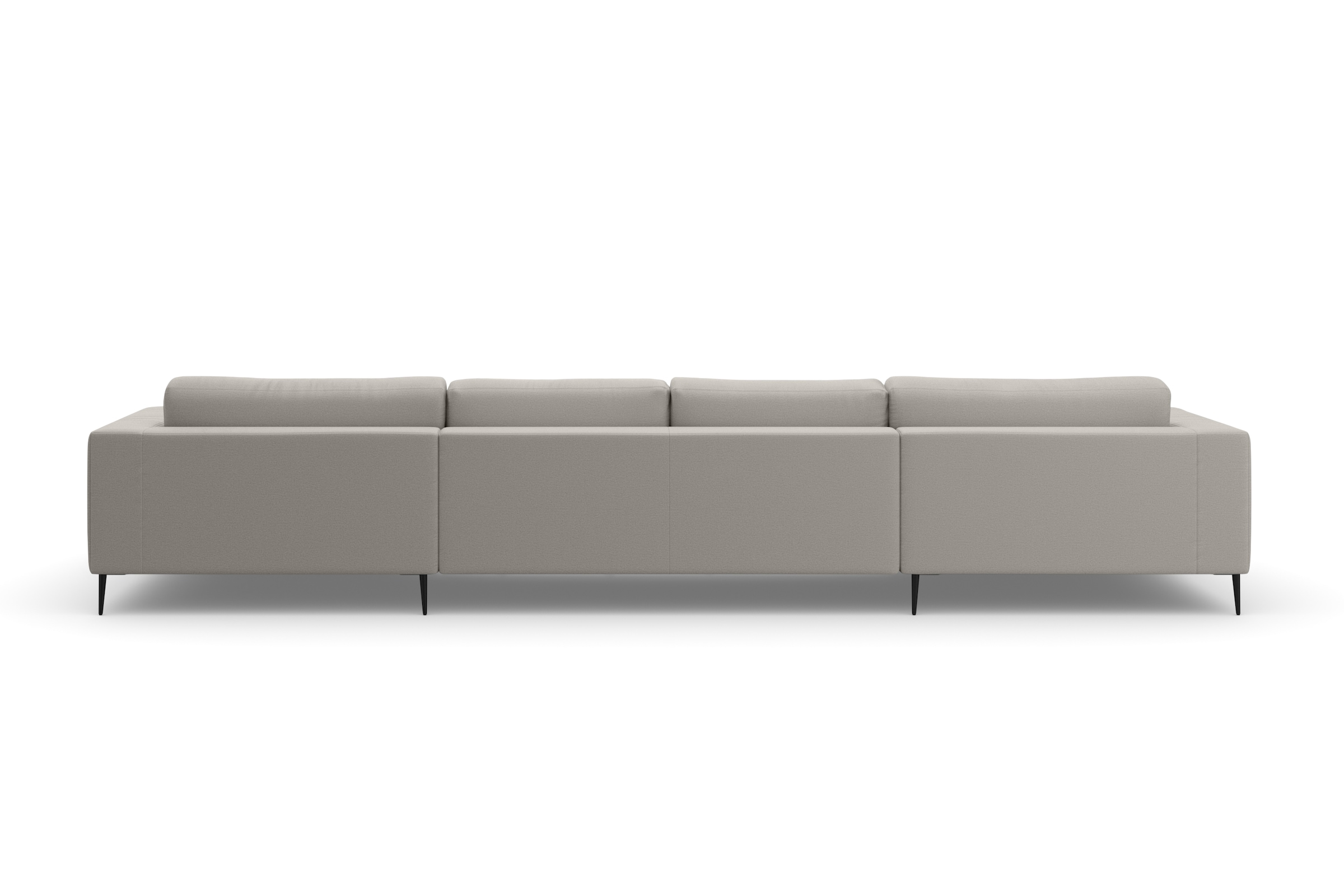 DOMO collection Wohnlandschaft »Modica U-Form«, XXL, in moderner Optik mit, 2 großzügigen Recamieren, auch in Cord