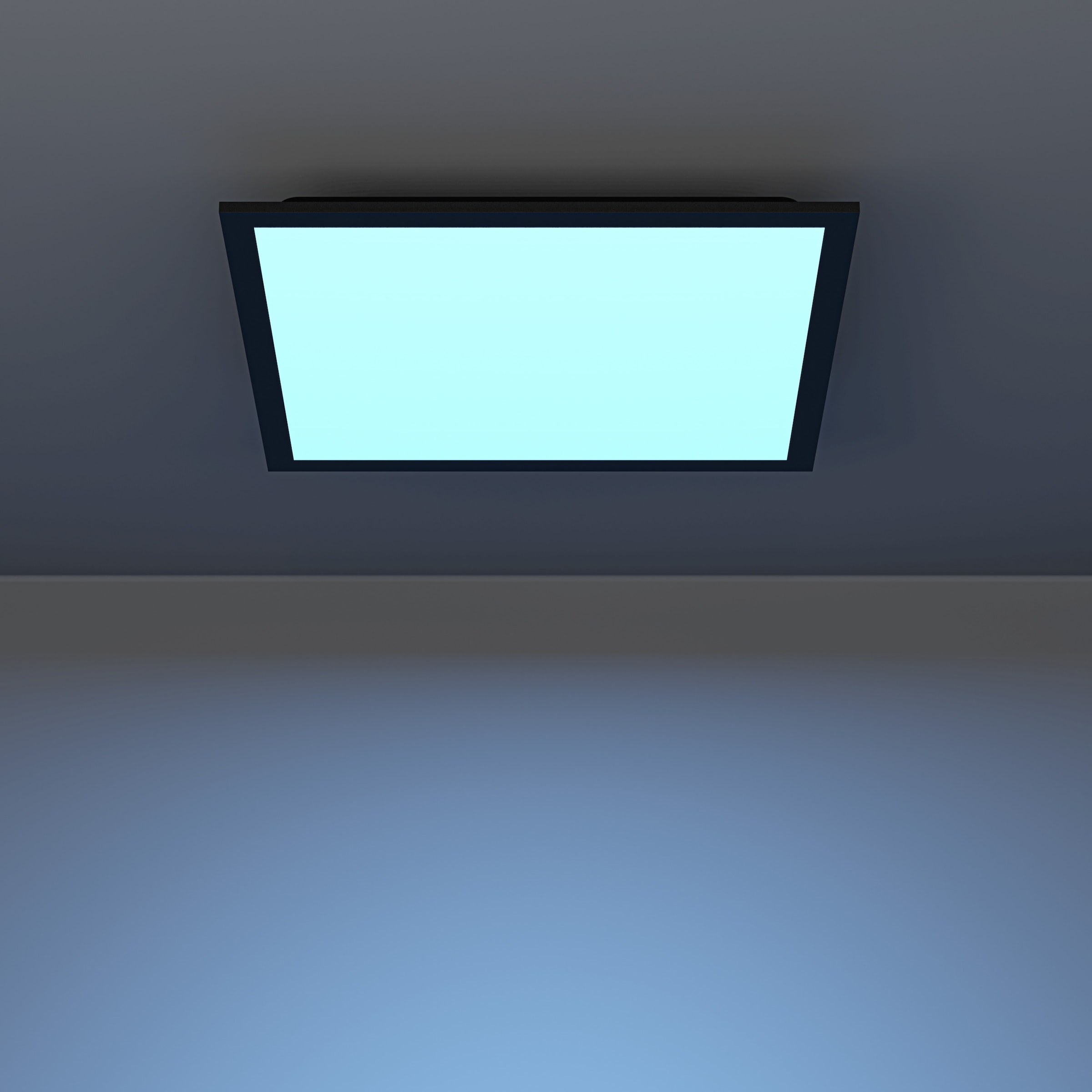 EGLO LED Deckenleuchte »MORADILLO-Z Deckenlampe - Stahl - LED - 19W - IP20« LED-Modul 1 Stk. Kaltweiß | Neutralweiß | RGB | Warmweiß Wohzimmerlampe, Esszimmerlampe, Schlafzimmer, L39,3 x B39,3 x H6,1 cm