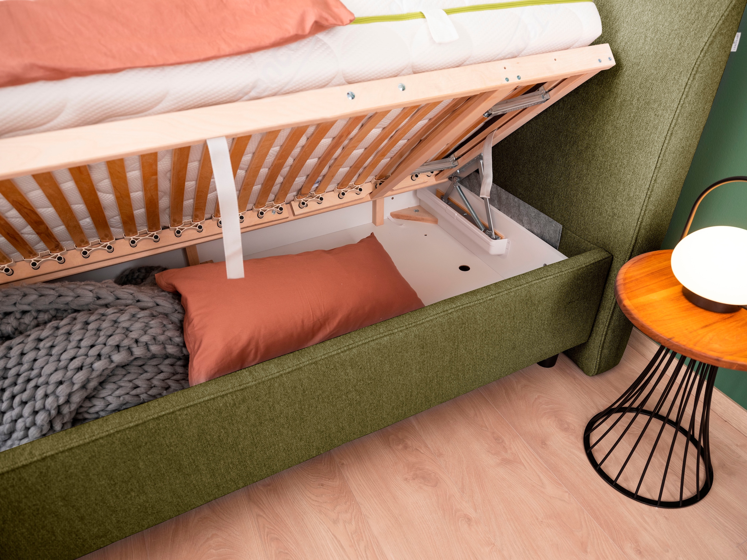 alina Stauraumbett »Serina Supercomfort«, inkl. Lattenrost mit Kopf- und Fußhochsteller, diverse Ausführungen