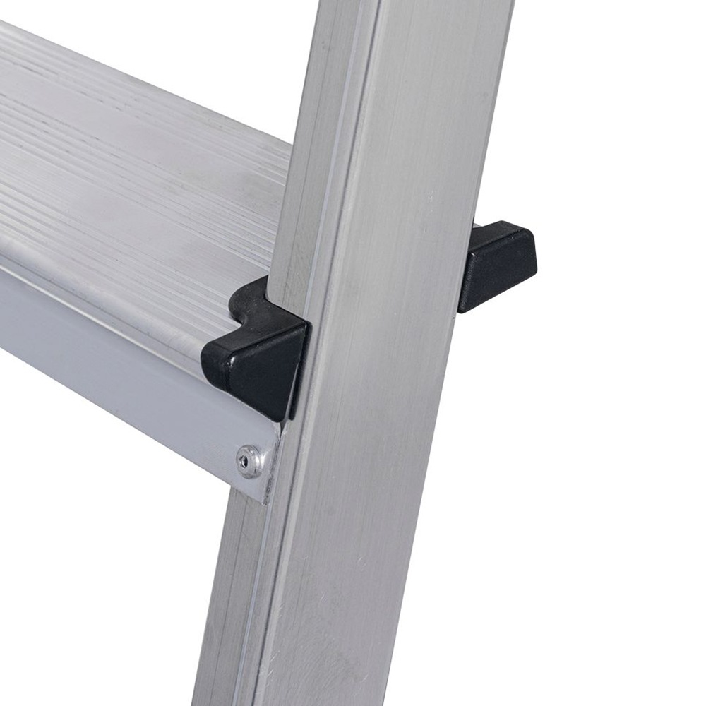 KRAUSE Stehleiter »Safety«, Aluminium, 1x8 Stufen, Arbeitshöhe ca. 370 cm