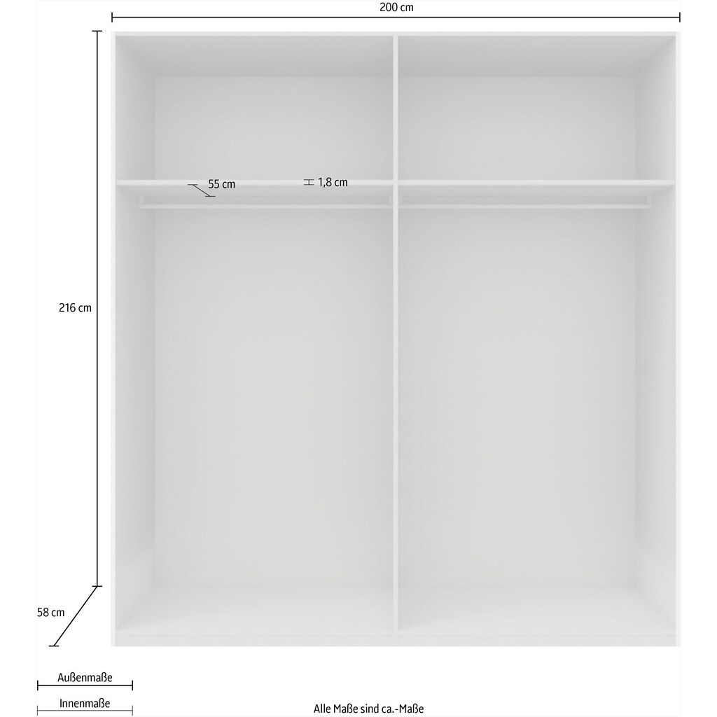 Express Solutions Drehtürenschrank »SWIFT«, wahlweise inkl. Zubehör-Paket