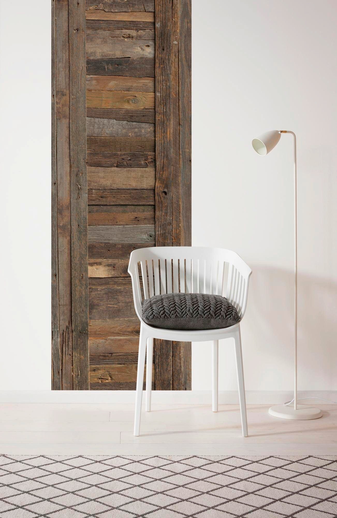 Komar Vliestapete »Digitaldruck Vlies - Lodge - Größe 100 x 280 cm«, bedruckt, Wohnzimmer, Schlafzimmer