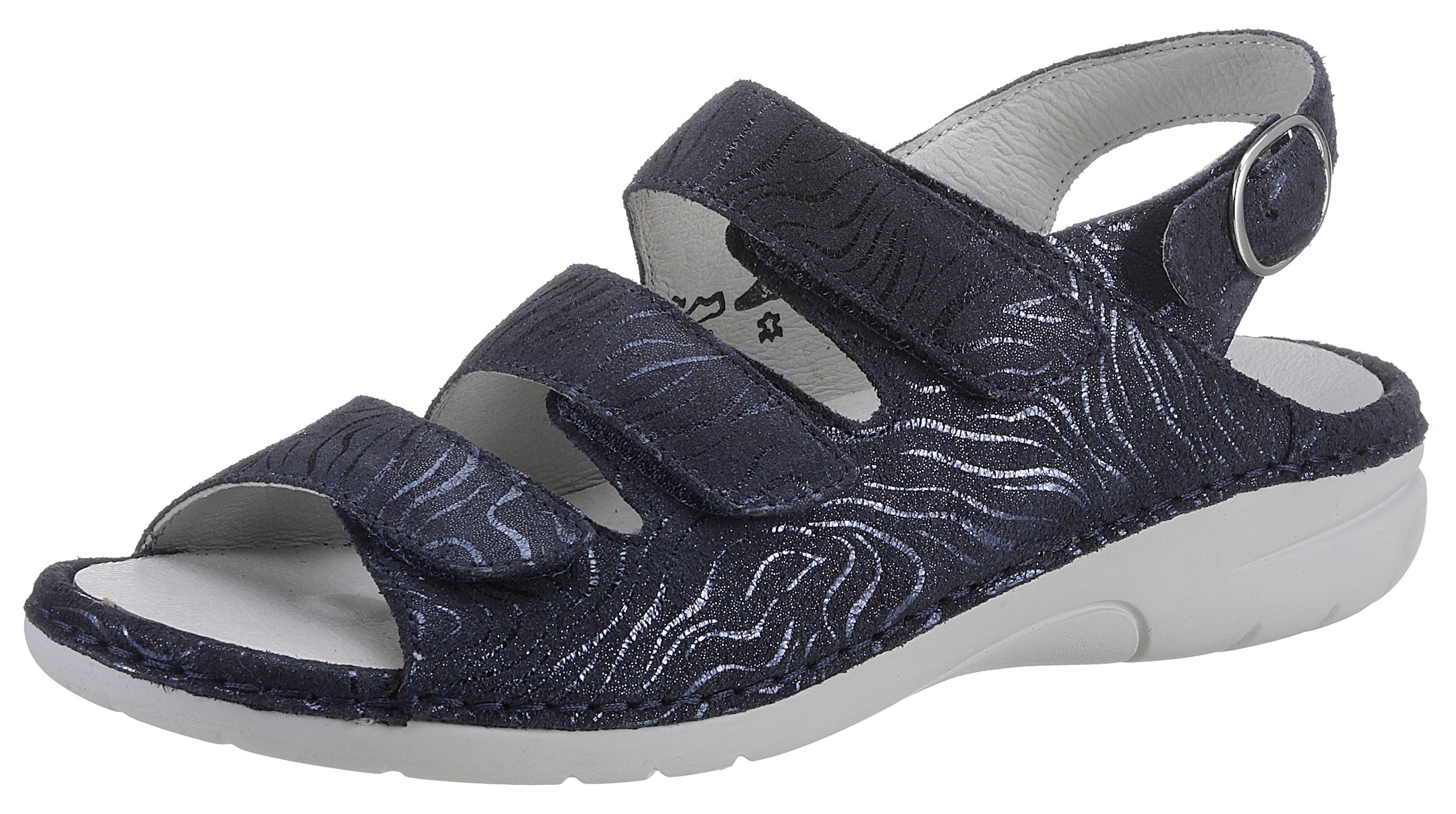 Waldläufer Riemchensandale »GUNNA«, in Metallic-Optik, G-Weite kaufen