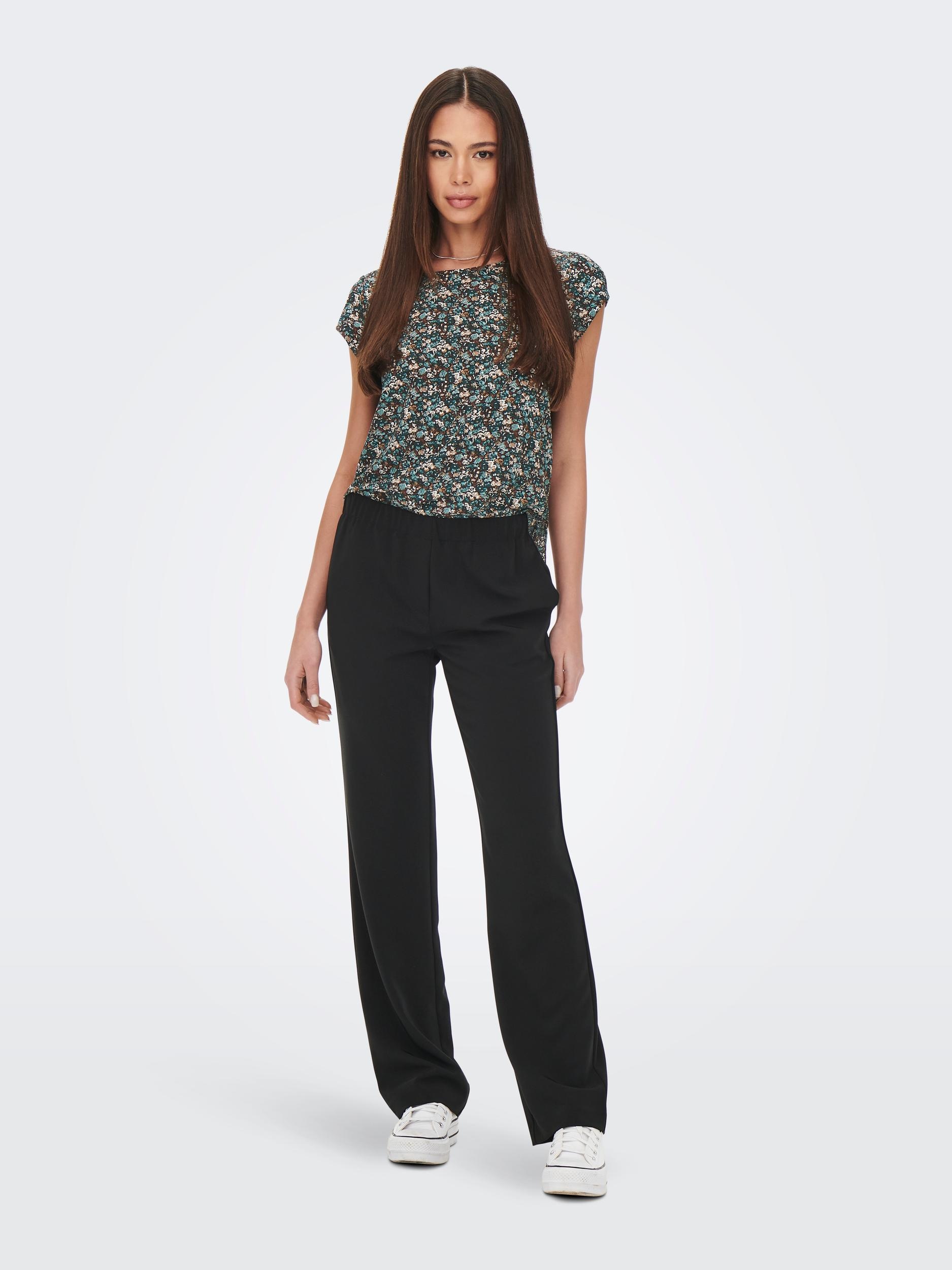 ONLY Shirtbluse »ONLVIC S/S AOP TOP NOOS PTM«, mit Allover Druck