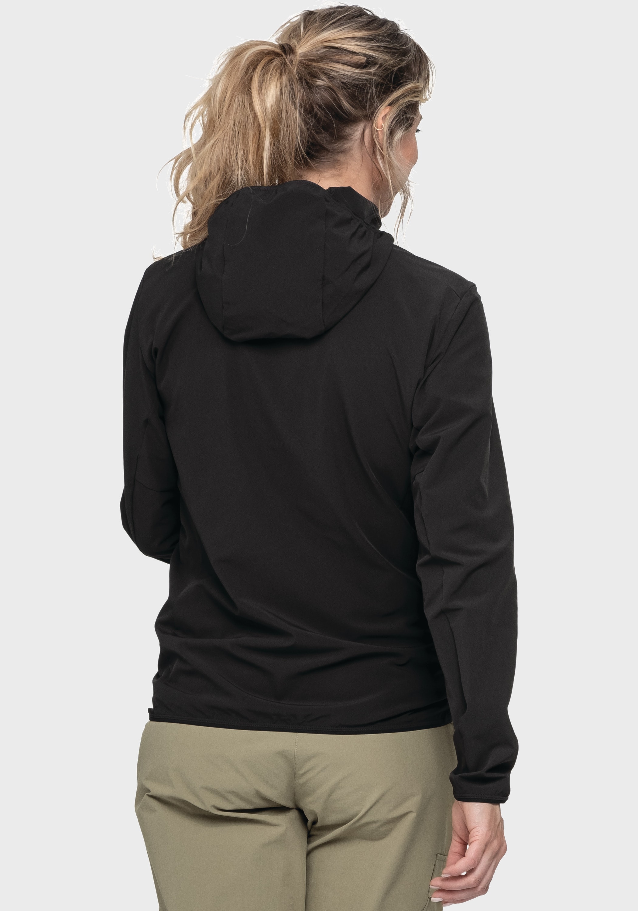 Schöffel Funktionsjacke »Hiking Hybrid Jk Style Blaueis WMS«, mit Kapuze