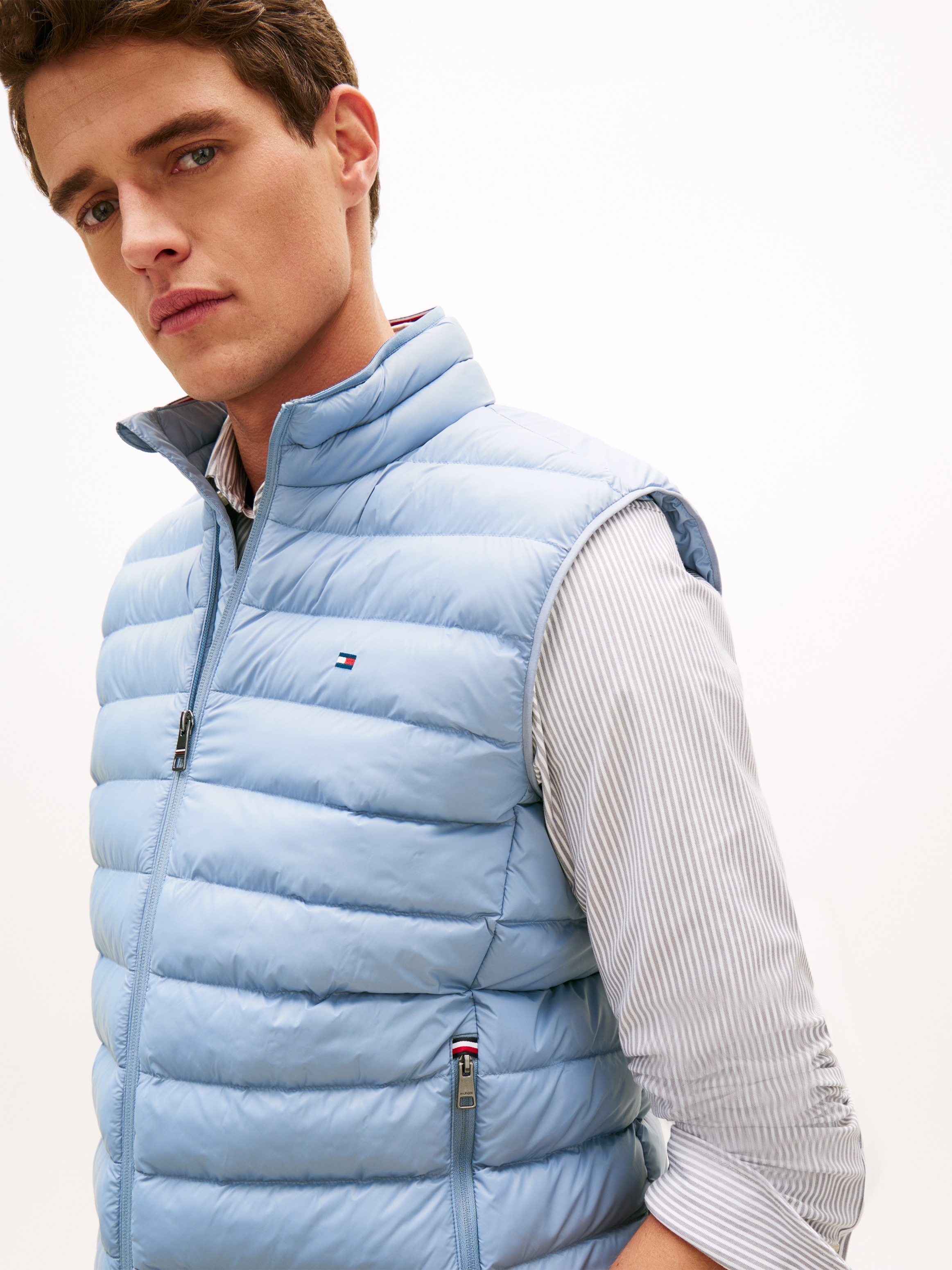 Tommy Hilfiger Steppweste »PACKABLE RECYCLED VEST« mit Logostickerei