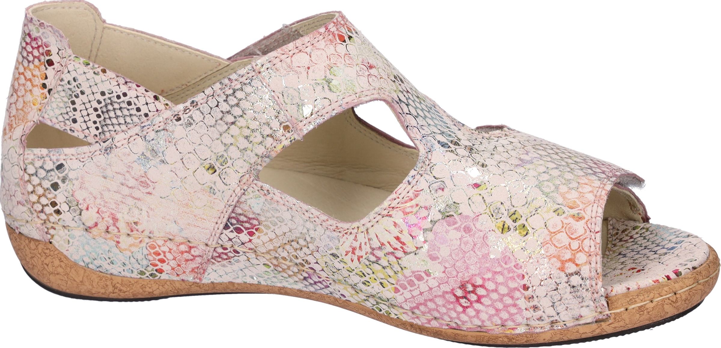 Waldläufer Sandale »Heliett«, Sommerschuh, Sandalette, Keilabsatz, geschlossene Ferse, H-Weite