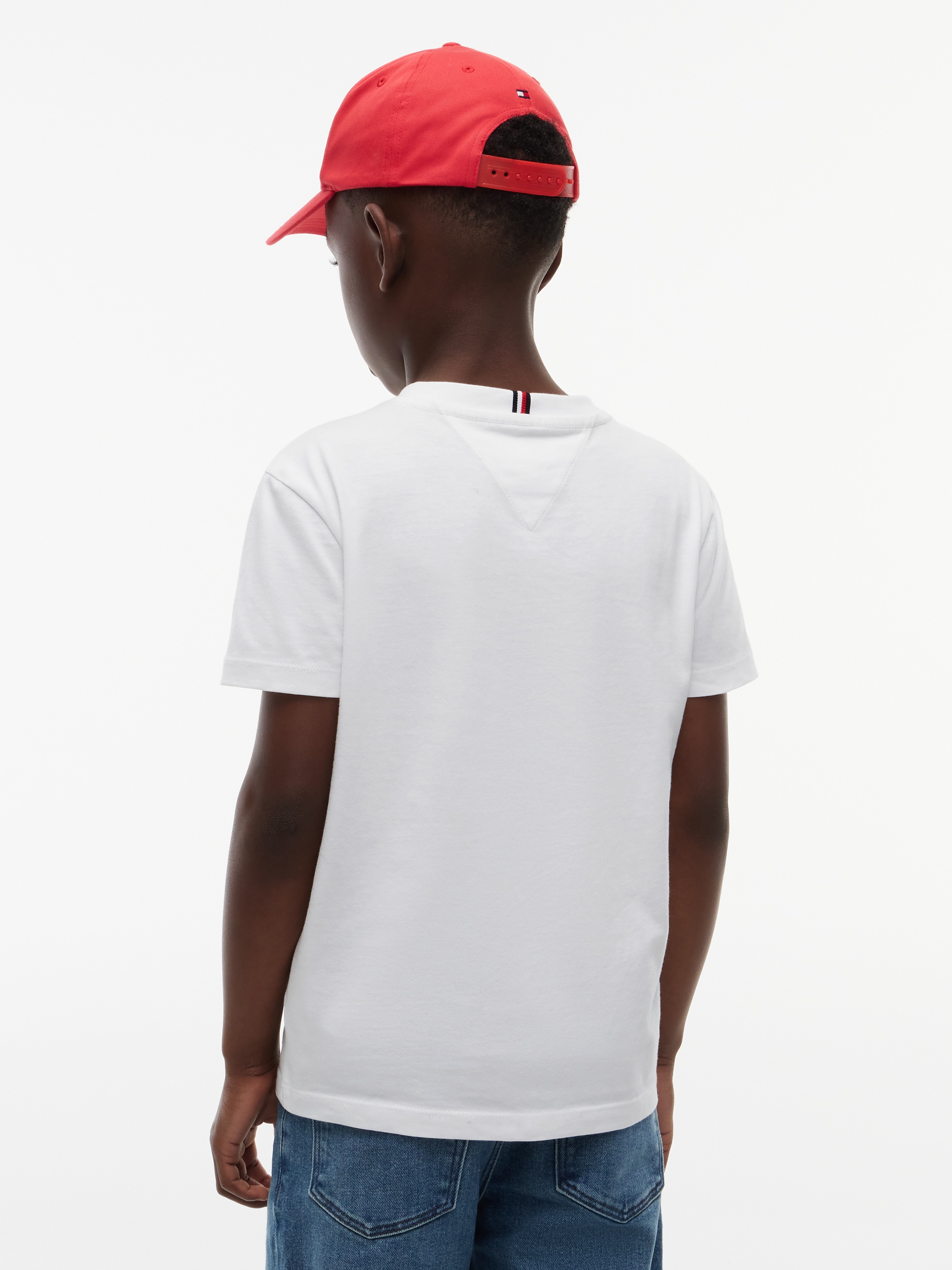 Tommy Hilfiger T-Shirt Rundhalsausschnitt, Regular Fit, Kinder bis 16 Jahre
