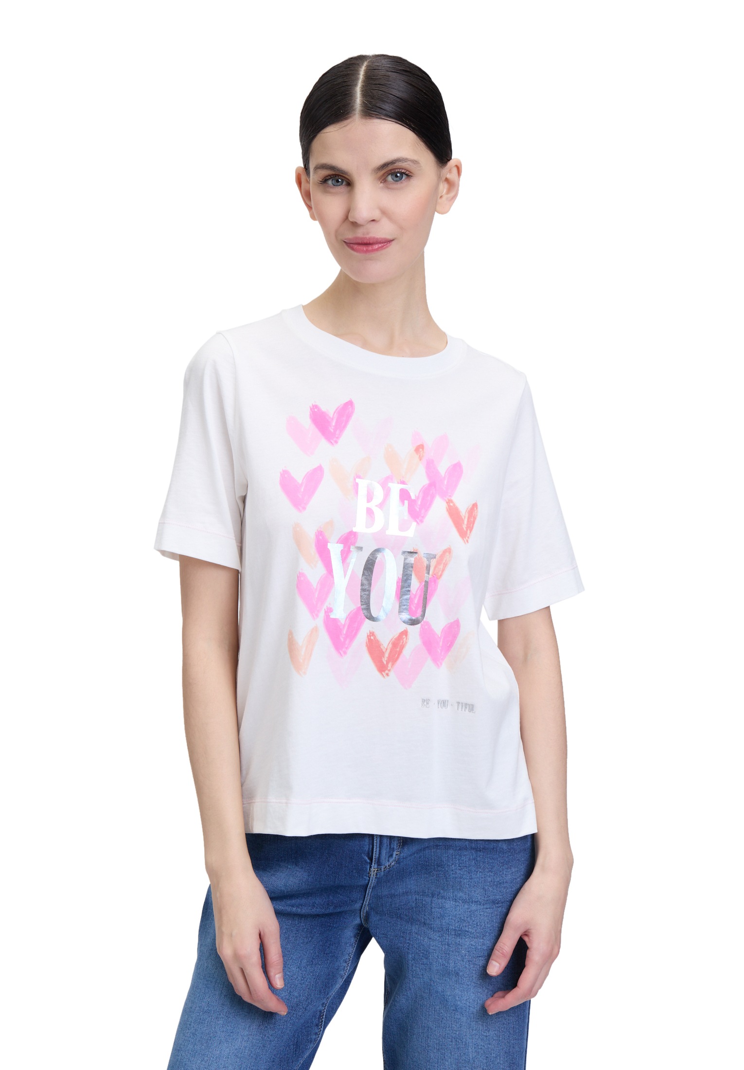 Cartoon T-Shirt »Printshirt mit Rundhalsausschnitt«