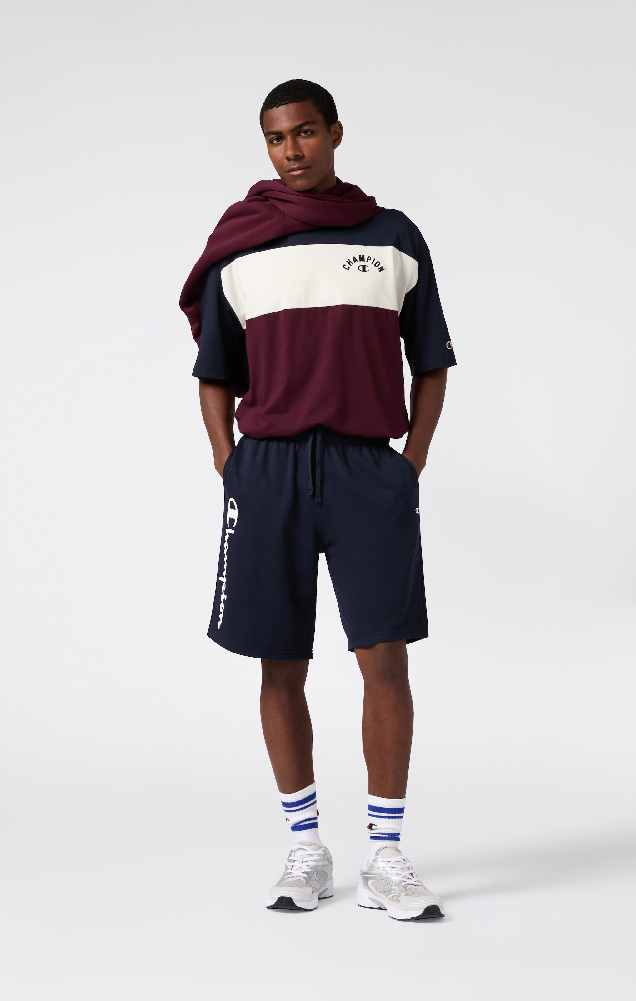 Champion Sweatshorts »BASICS Terry Shorts Large Logo«