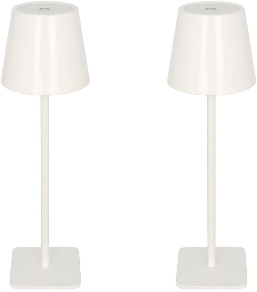 OTTO home LED Tischleuchte »Merrin - 2er Set Akkuleuchte« LED-Modul 2 Stk. warmweiß - kaltweiß 2er Set, dimmbar, Farbwechsel, Akku Tischlampe, LED, USB-C, CCT,
