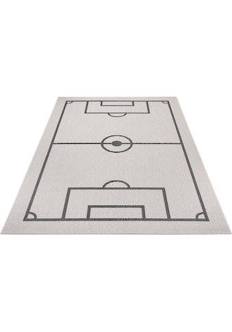 Lüttenhütt Kinderteppich »Fußballfeld«, rechteckig, Fußball, Spielunterlage,... kaufen