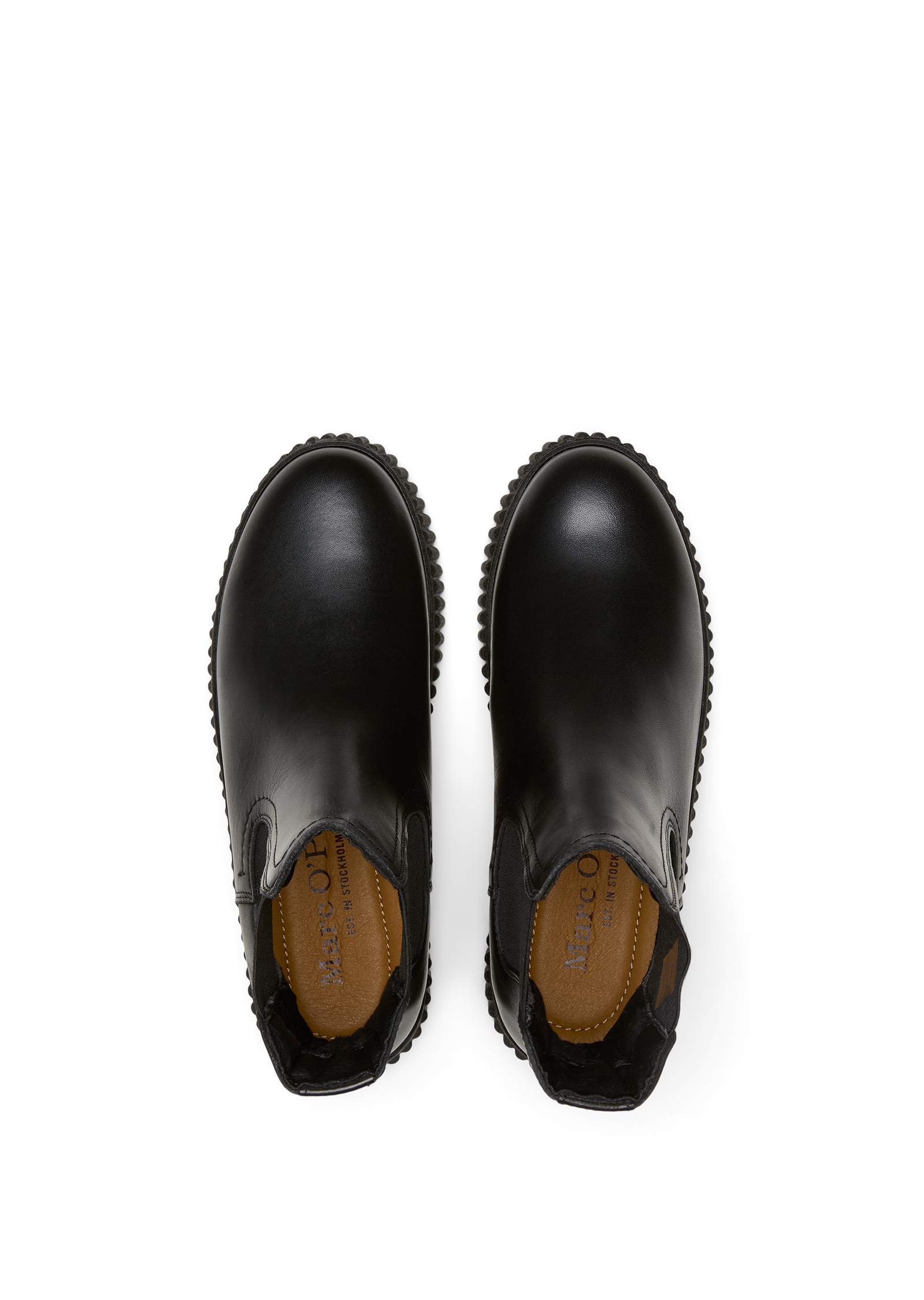 Marc O'Polo Chelseaboots »Model Bianca 60«  Schlupfboots, Stiefelette mit beidseitigem Stretcheinsatz