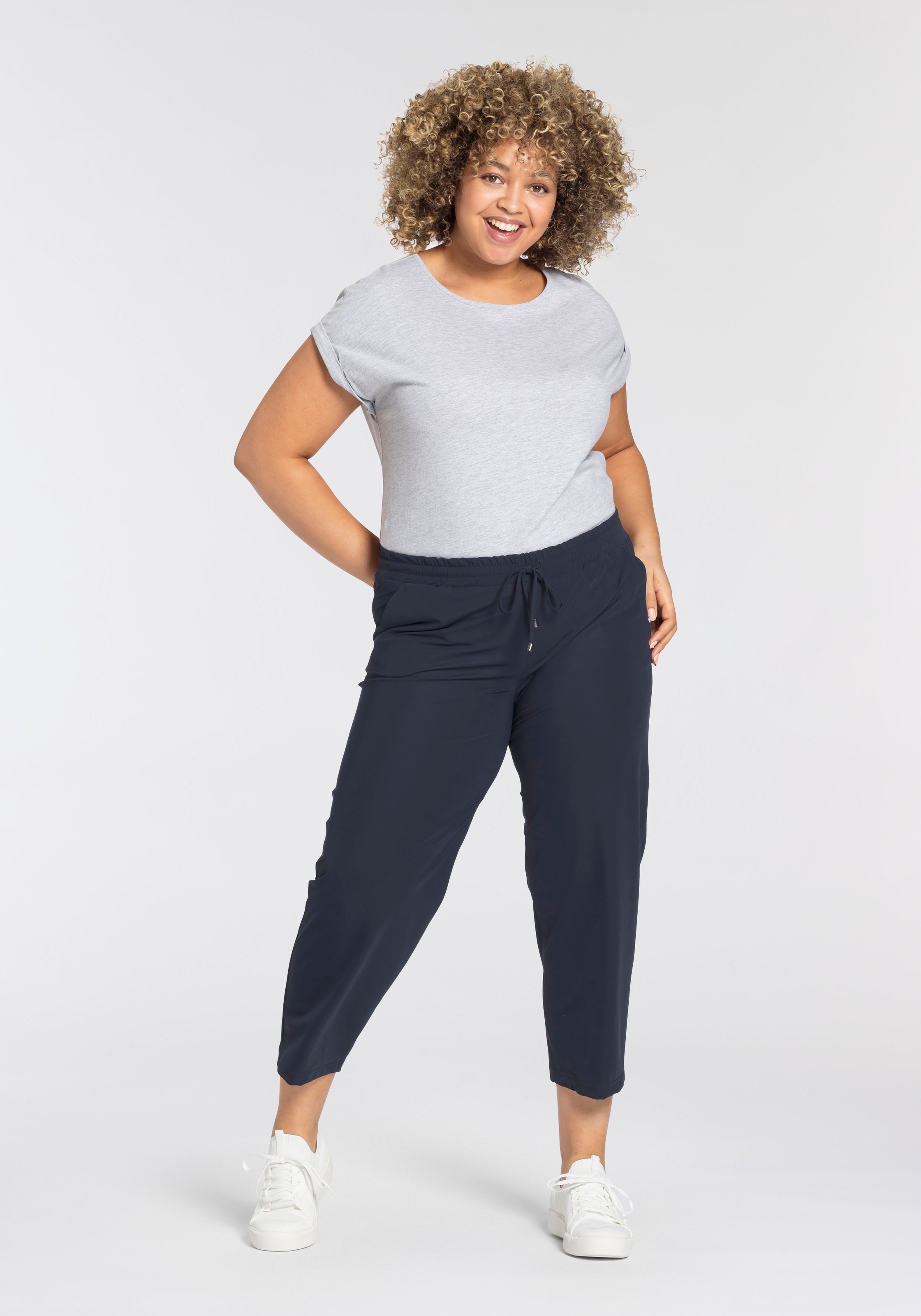 KjBRAND Schlupfhose »7/8 Babsie Jogg Sensitiv«, Sommerhose mit Schlupfbund