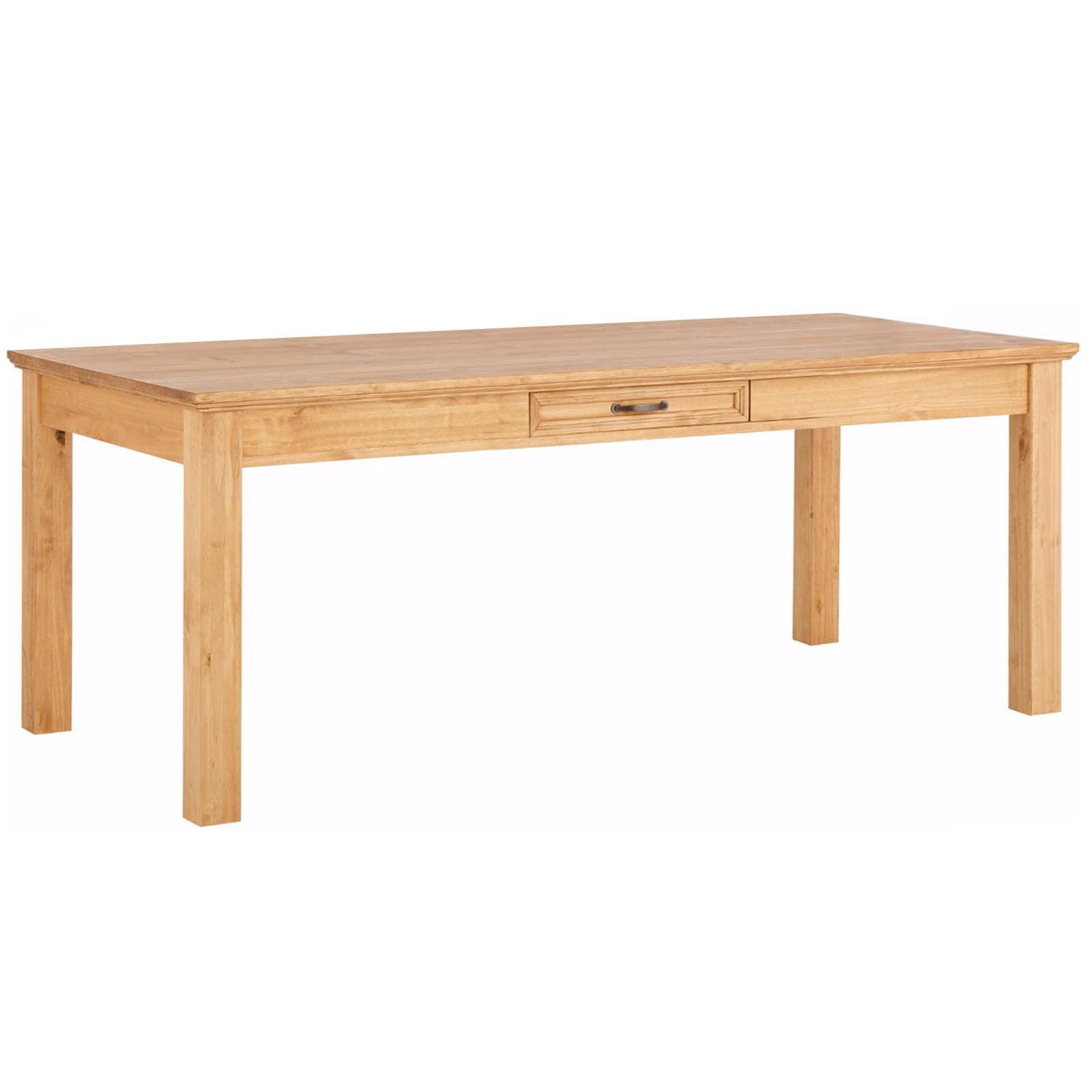 Home affaire Esstisch »Selma«, mit Schublade, aus massivem Kiefernholz, Breite 180 cm