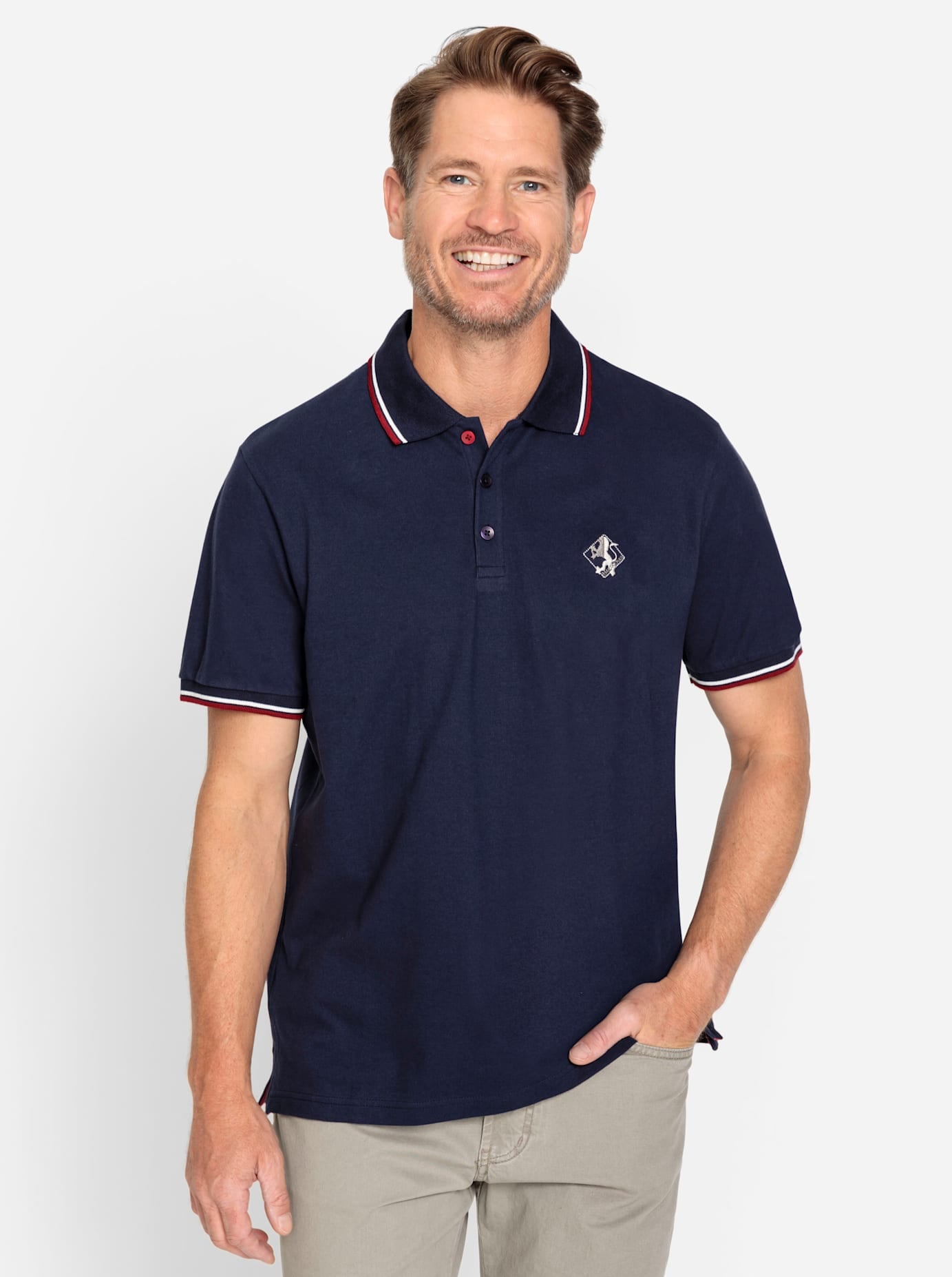 Marco Donati Poloshirt »Kurzarm-Poloshirt«