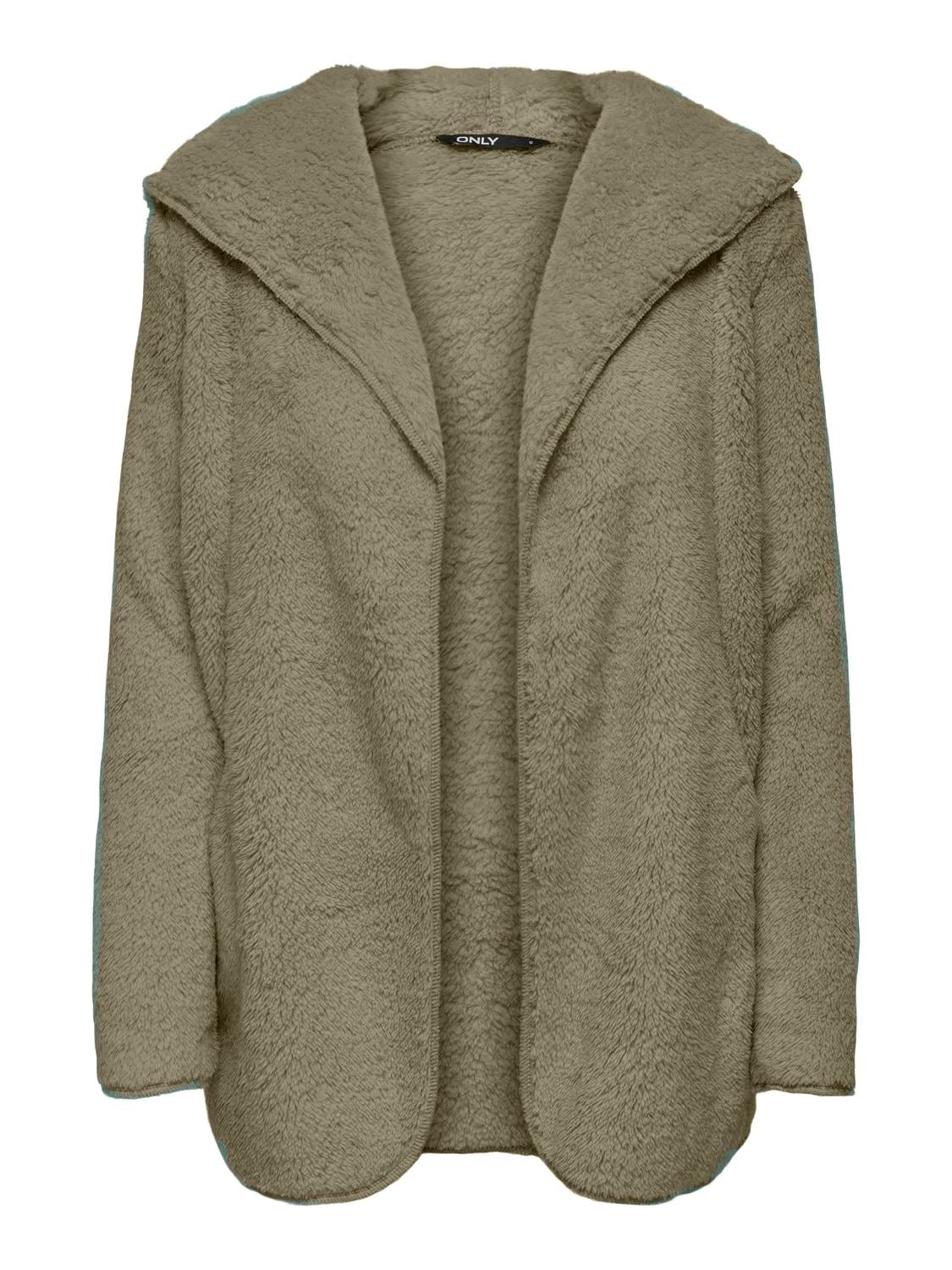 Fellimitatmantel »ONLCONTACT HOOD SHERPA COAT OTW CC«