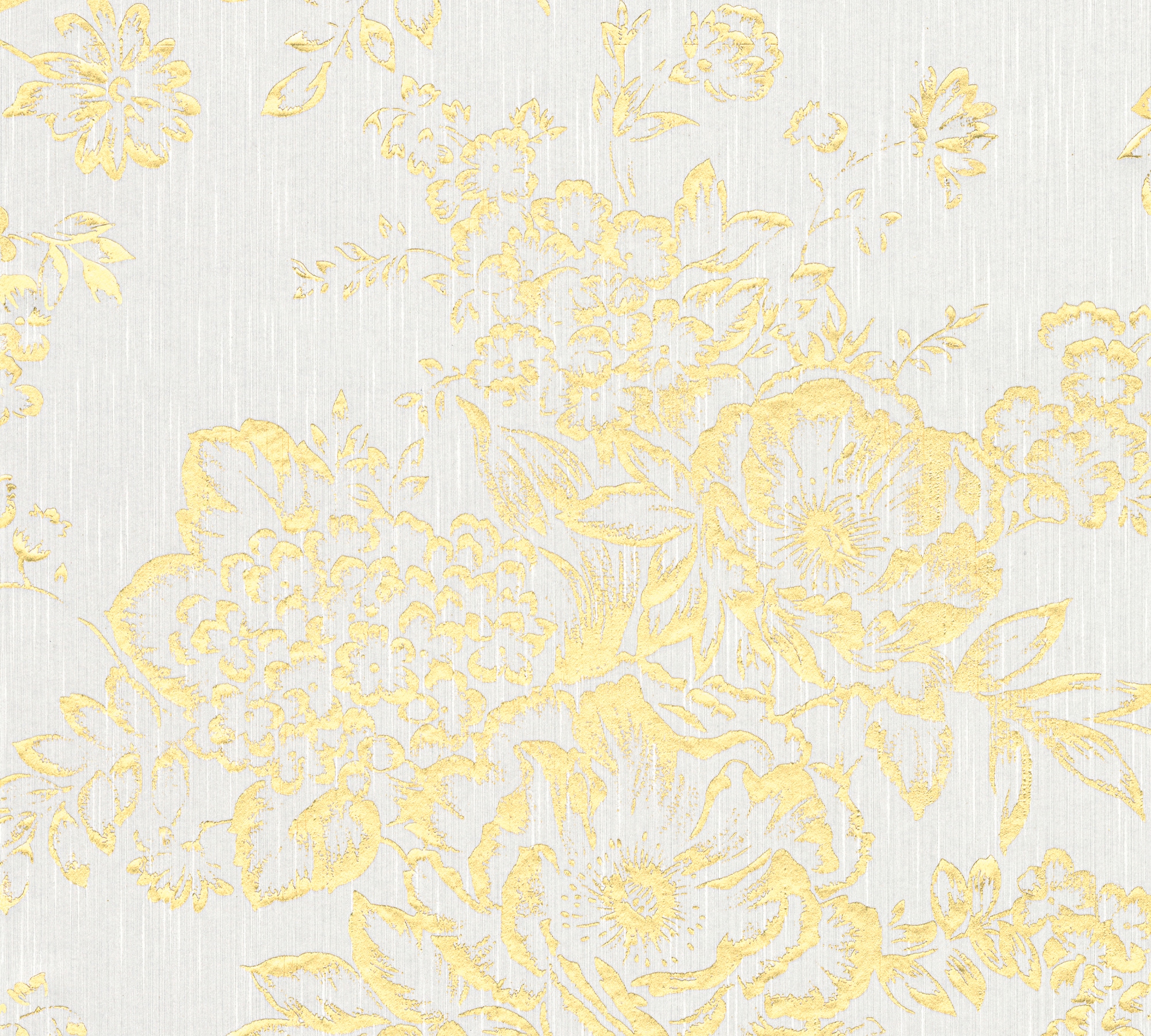 Architects Paper Textiltapete »Metallic Silk«, floral-matt-glänzend, Barocktapete Tapete Blumen